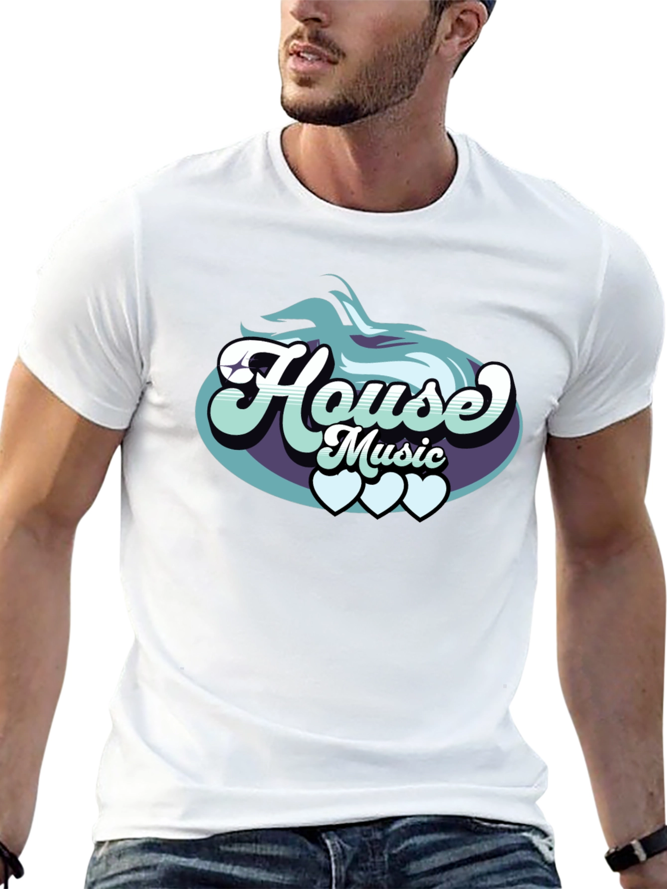 House Music Graphic T-Shirt Stylish Tee
