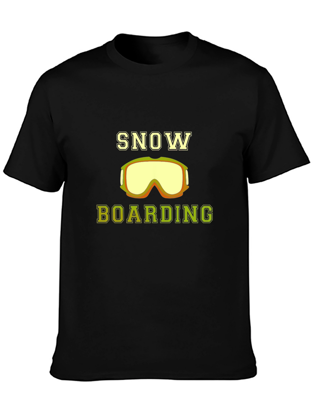 Snow Boarding Graphic Tee - Stylish Black Shirt
