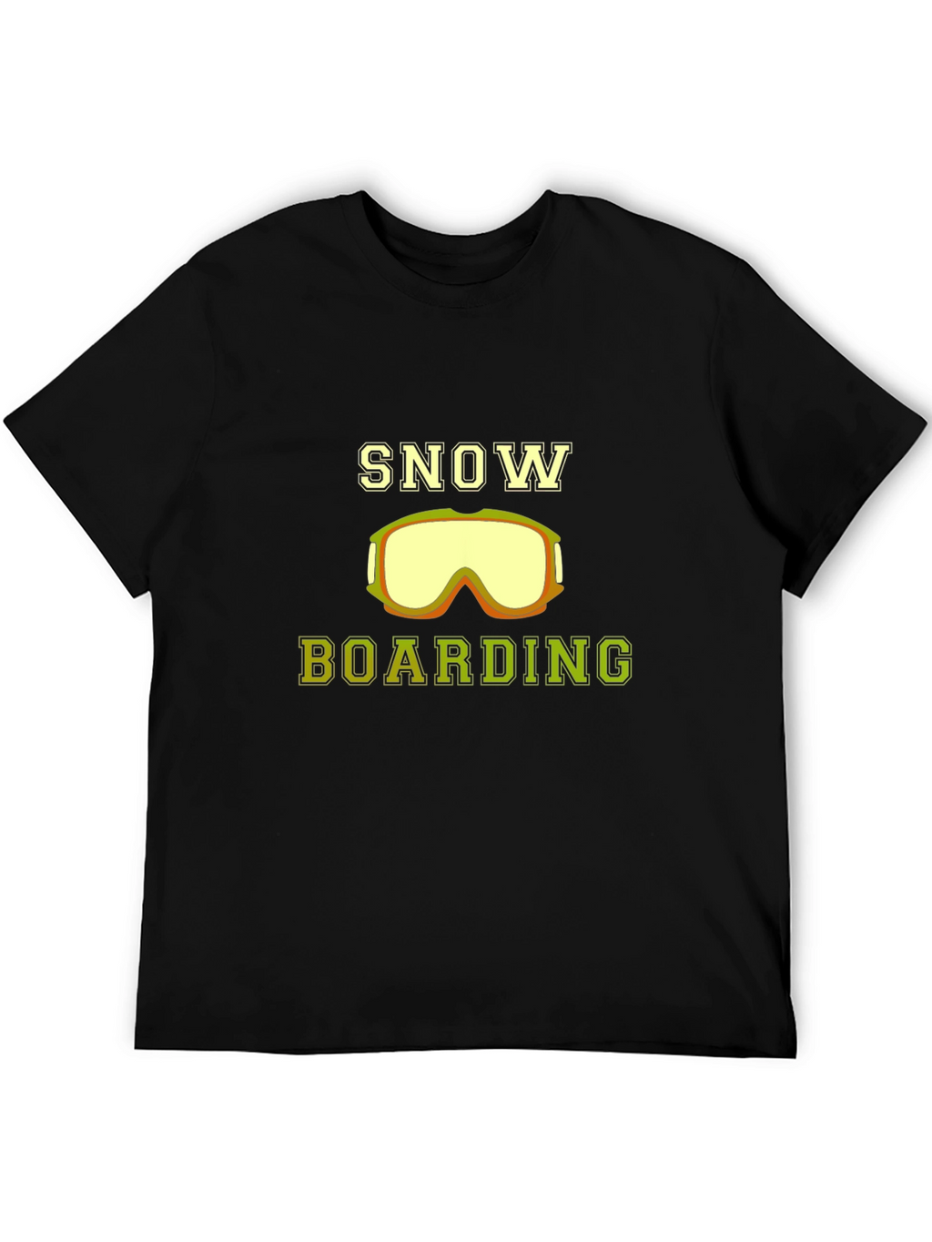 Snow Boarding Graphic Tee - Stylish Black Shirt