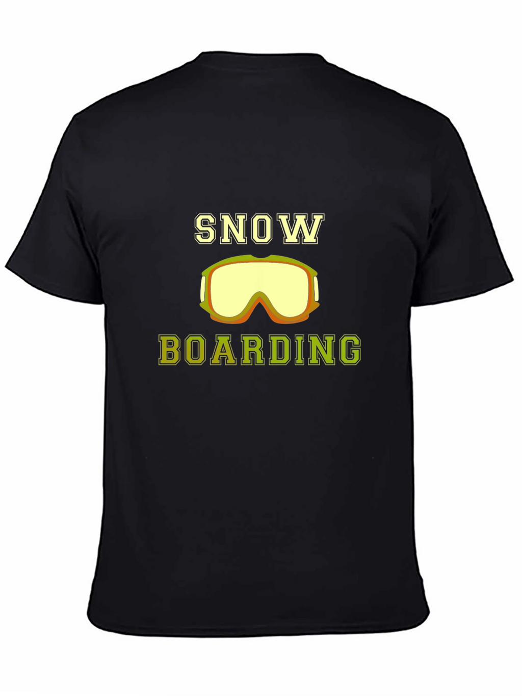 Snow Boarding Graphic Tee - Stylish Black Shirt
