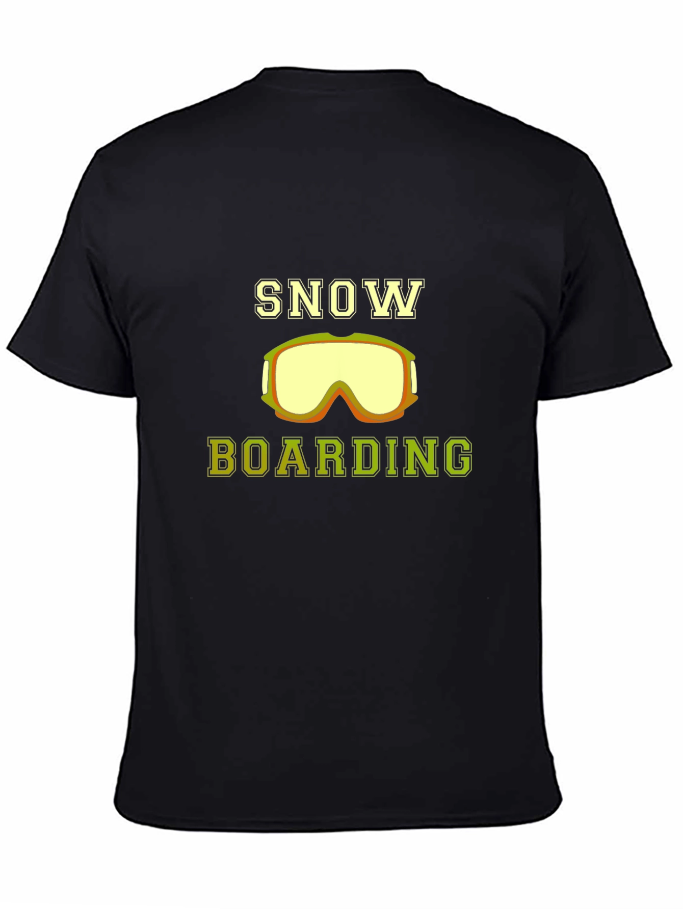 Snow Boarding Graphic Tee - Stylish Black Shirt