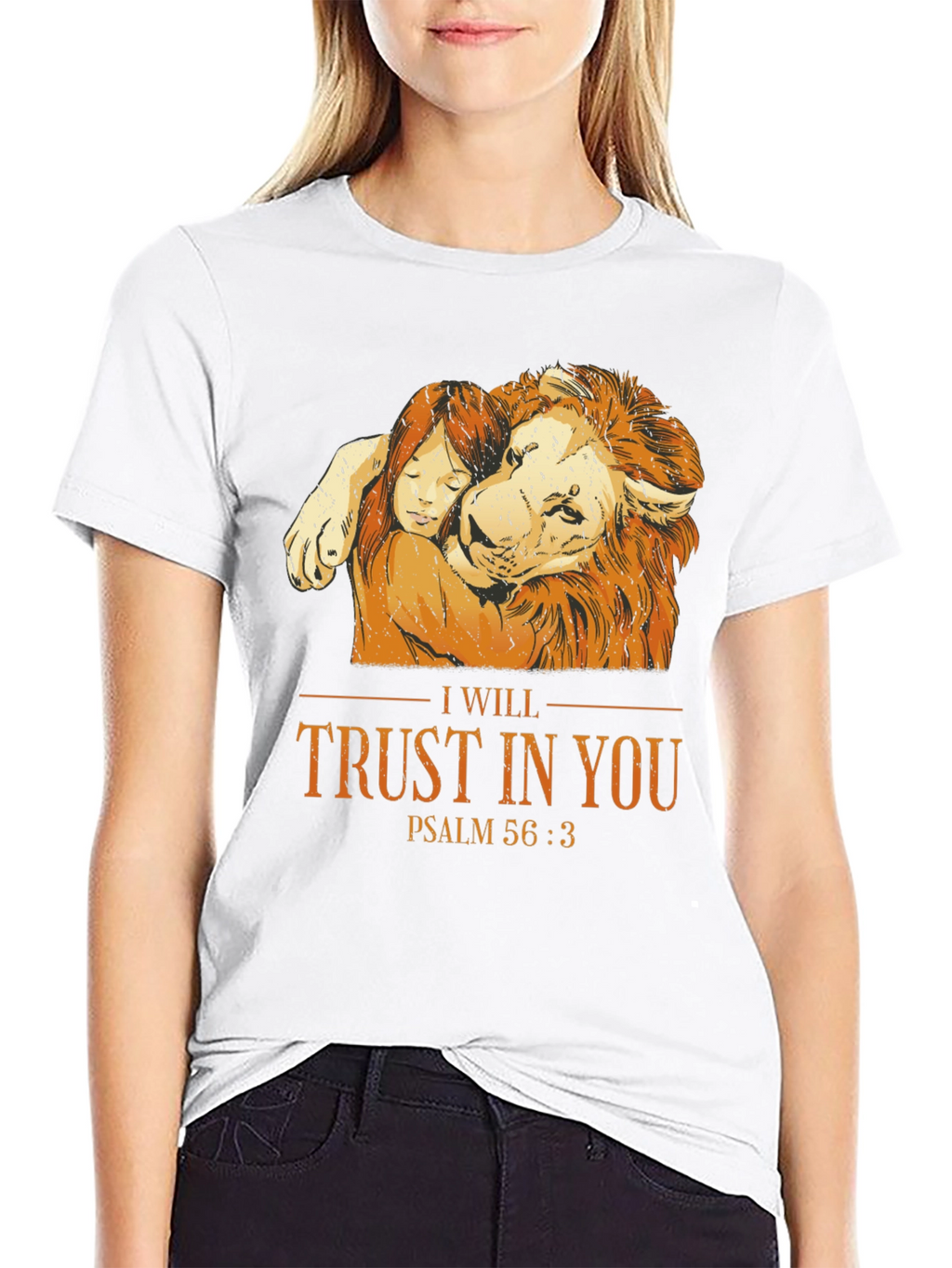 Trust in You Lion Graphic T-Shirt