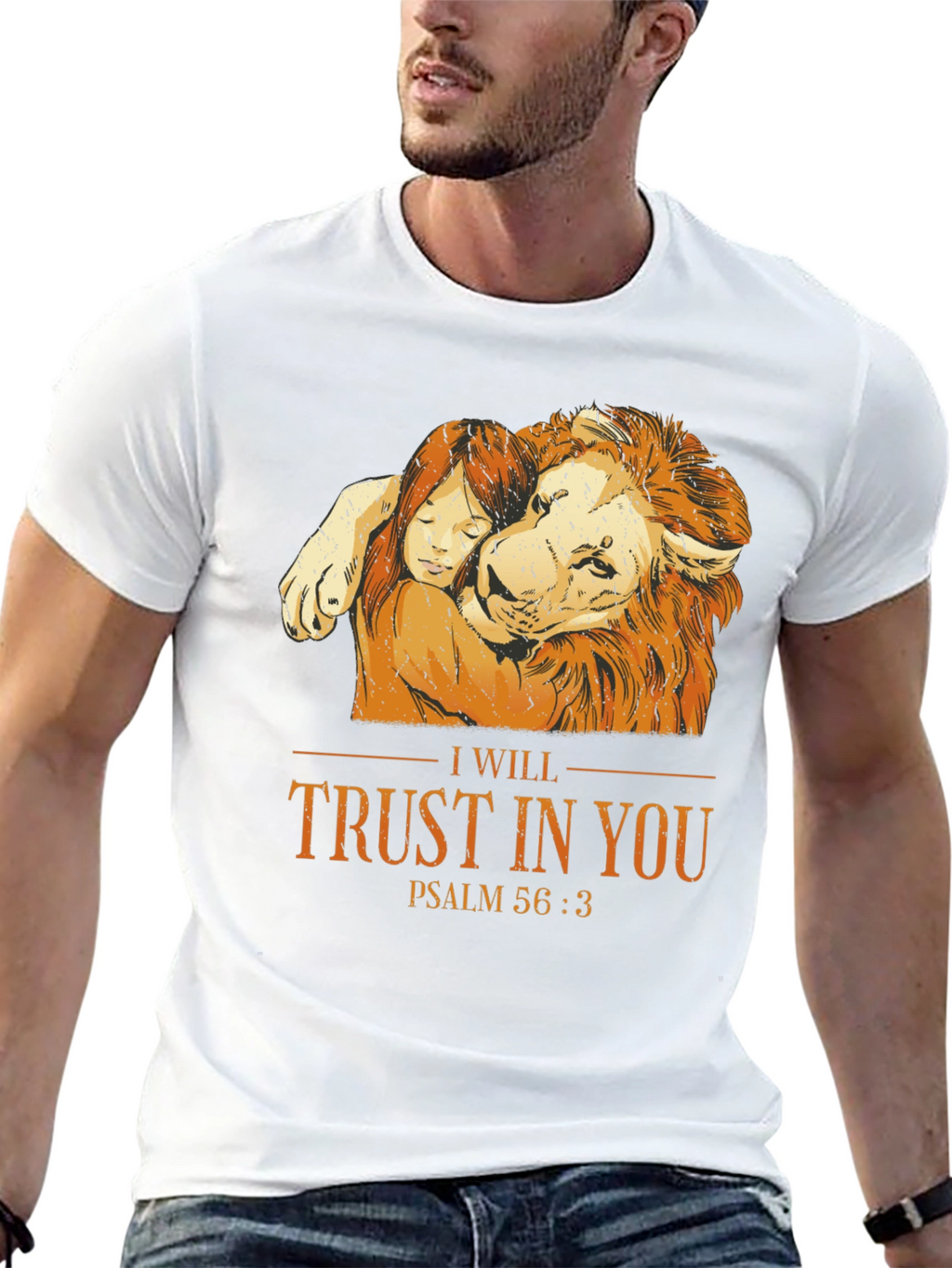 Trust in You Lion Graphic T-Shirt