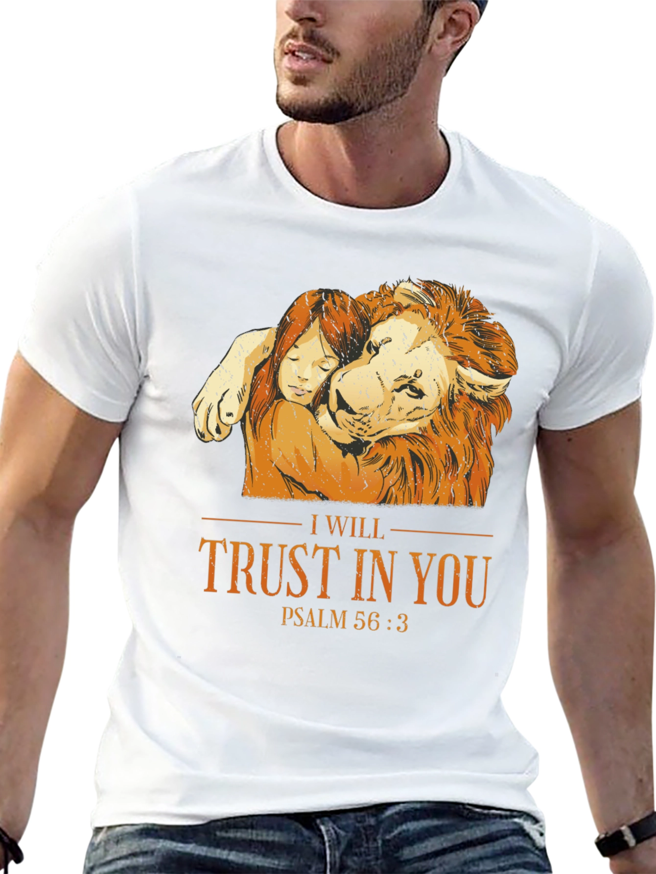 Trust in You Lion Graphic T-Shirt