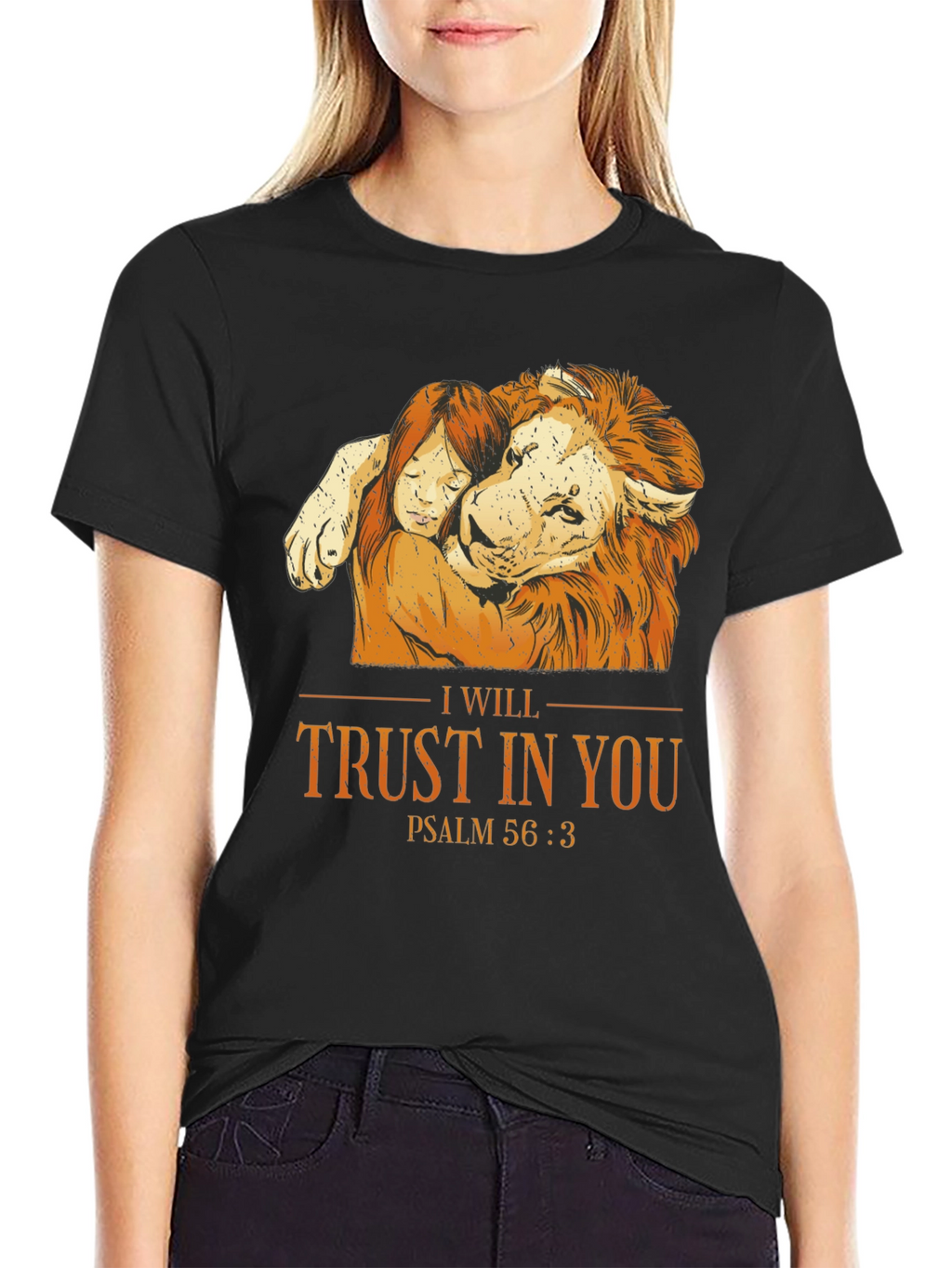 Trust in You Lion Graphic T-Shirt