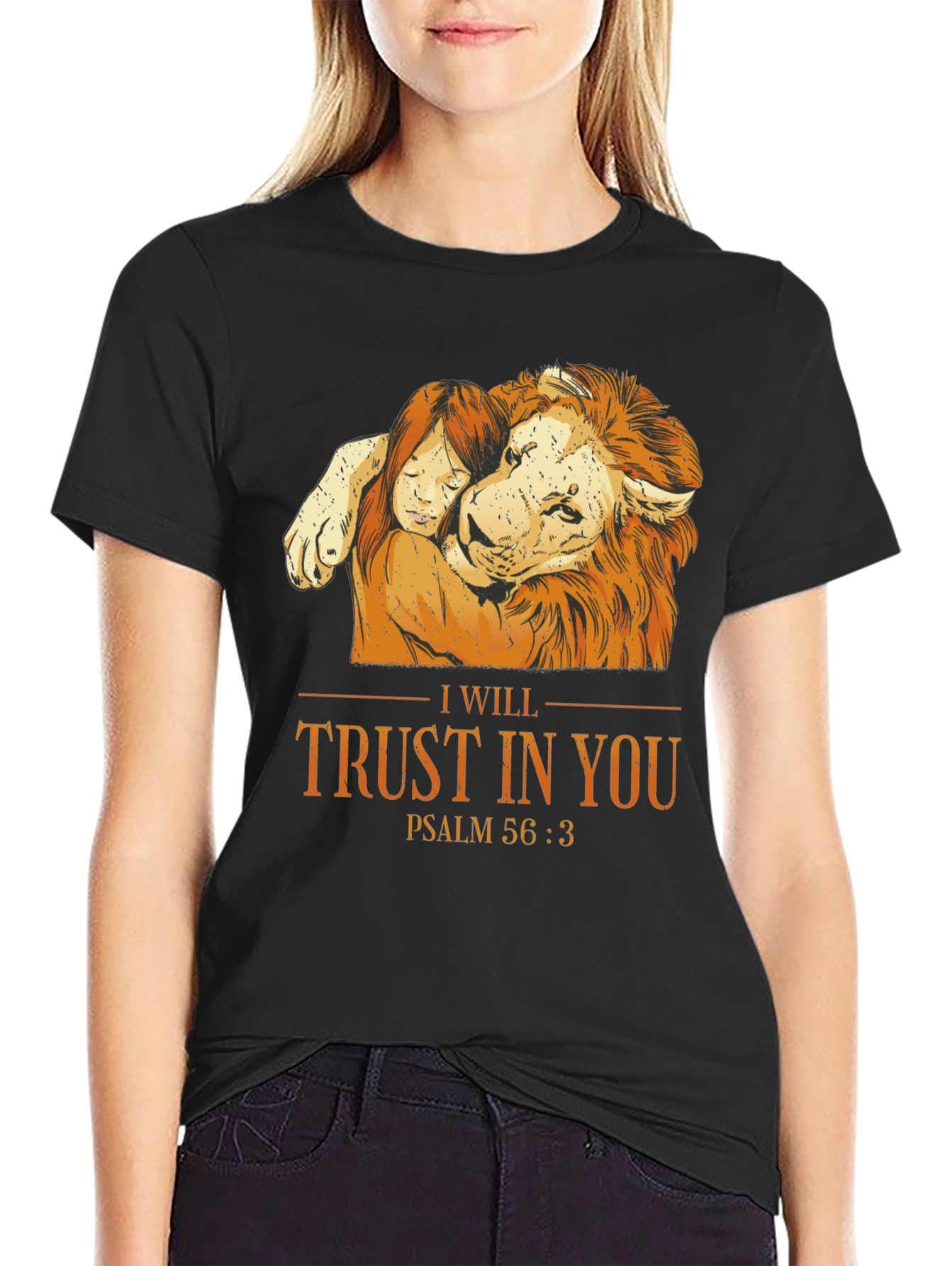 Trust in You Lion Graphic T-Shirt