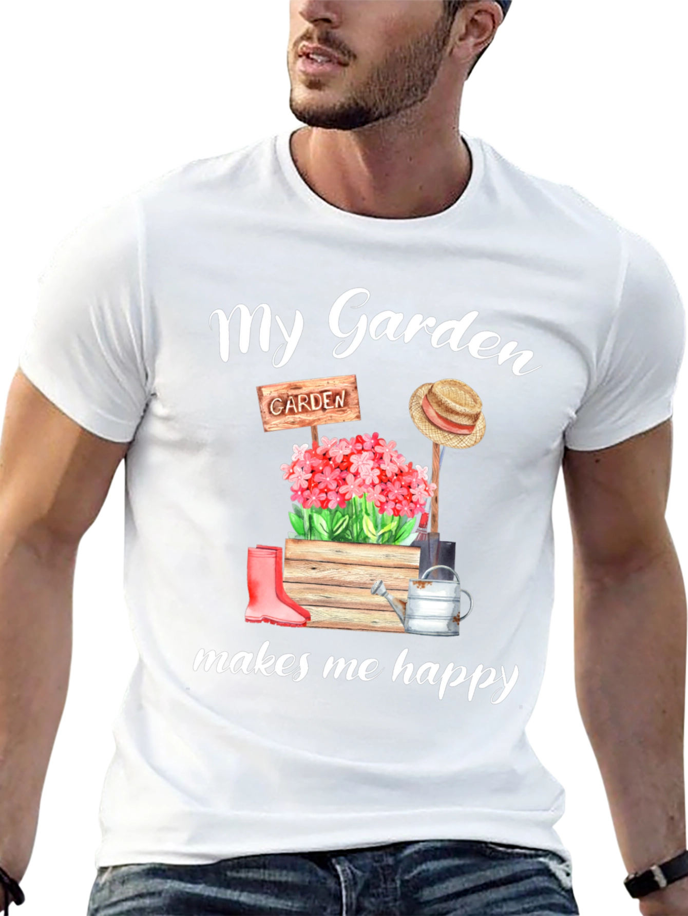 My Garden Makes Me Happy Graphic Tee
