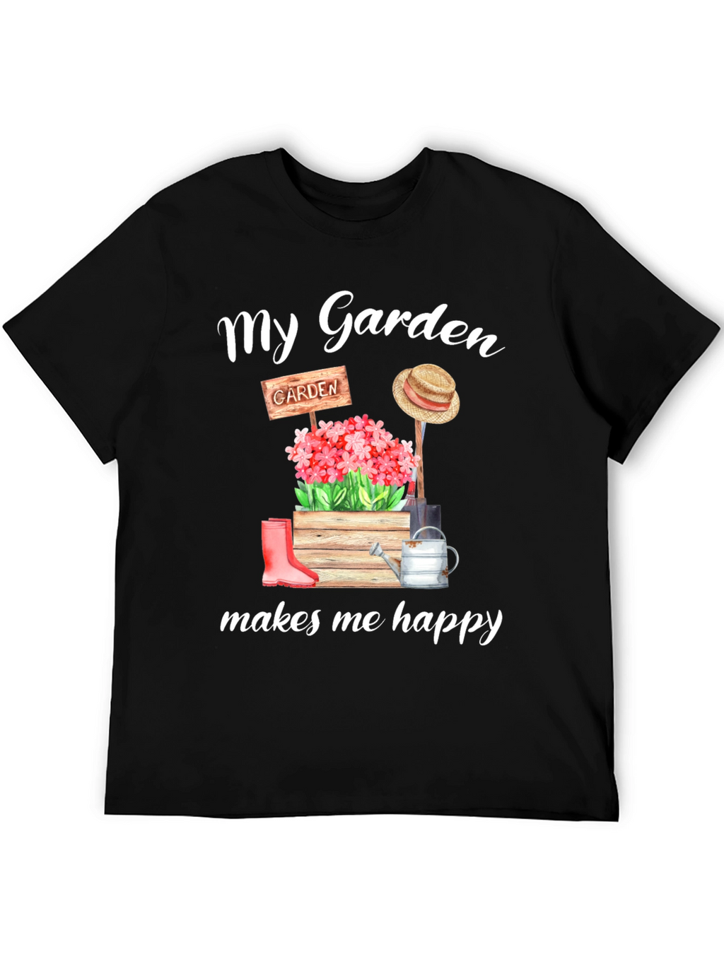 My Garden Makes Me Happy Graphic Tee