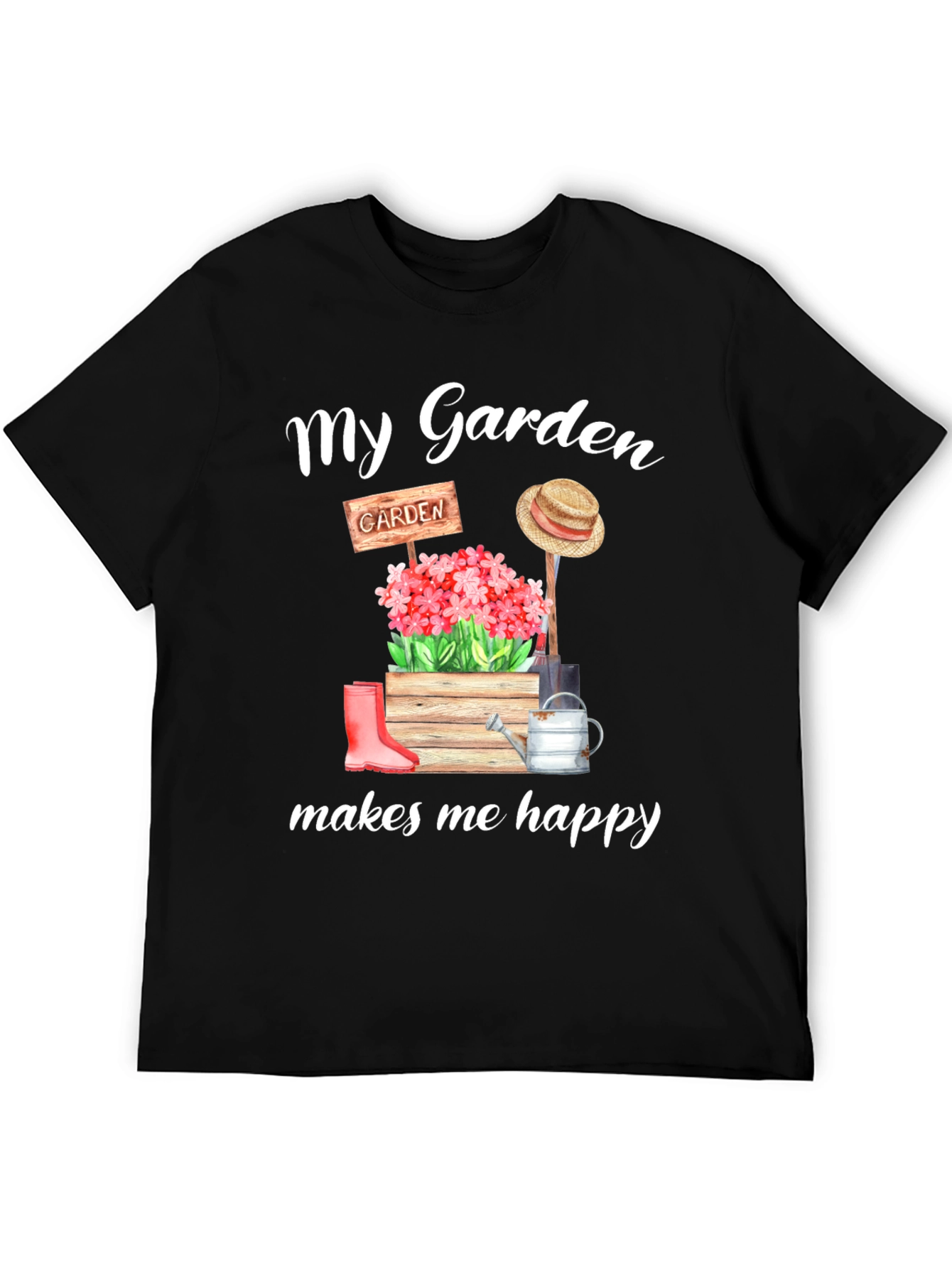 My Garden Makes Me Happy Graphic Tee