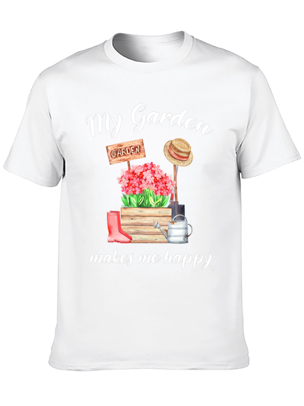 My Garden Makes Me Happy Graphic Tee