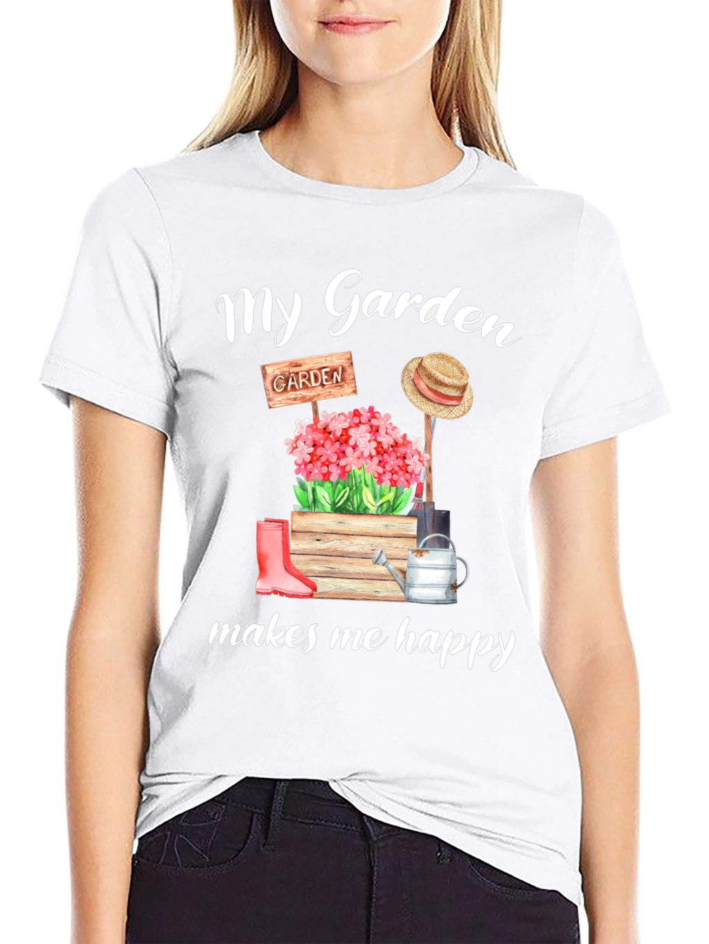 My Garden Makes Me Happy Graphic Tee