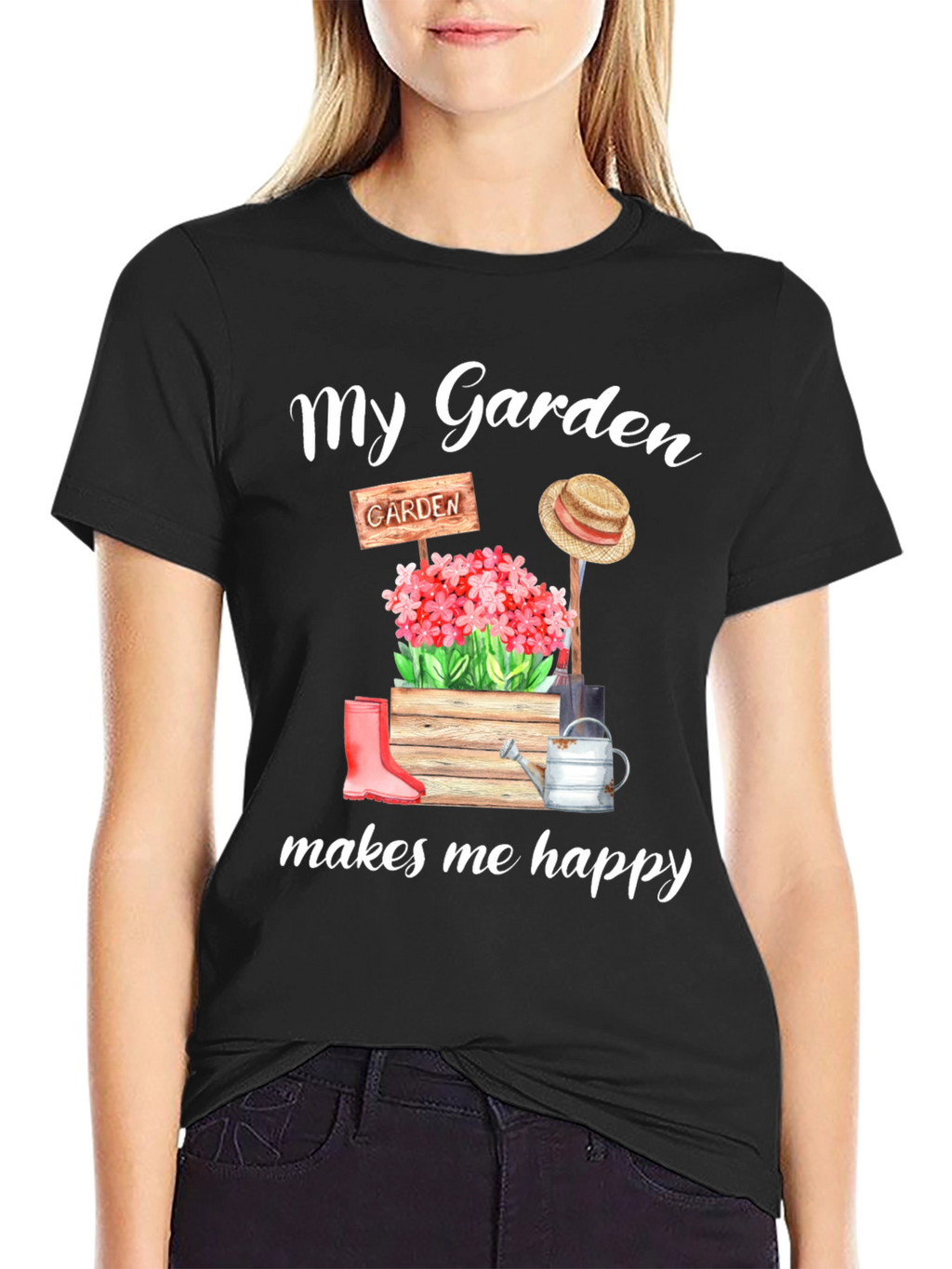 My Garden Makes Me Happy Graphic Tee