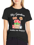 My Garden Makes Me Happy Graphic Tee