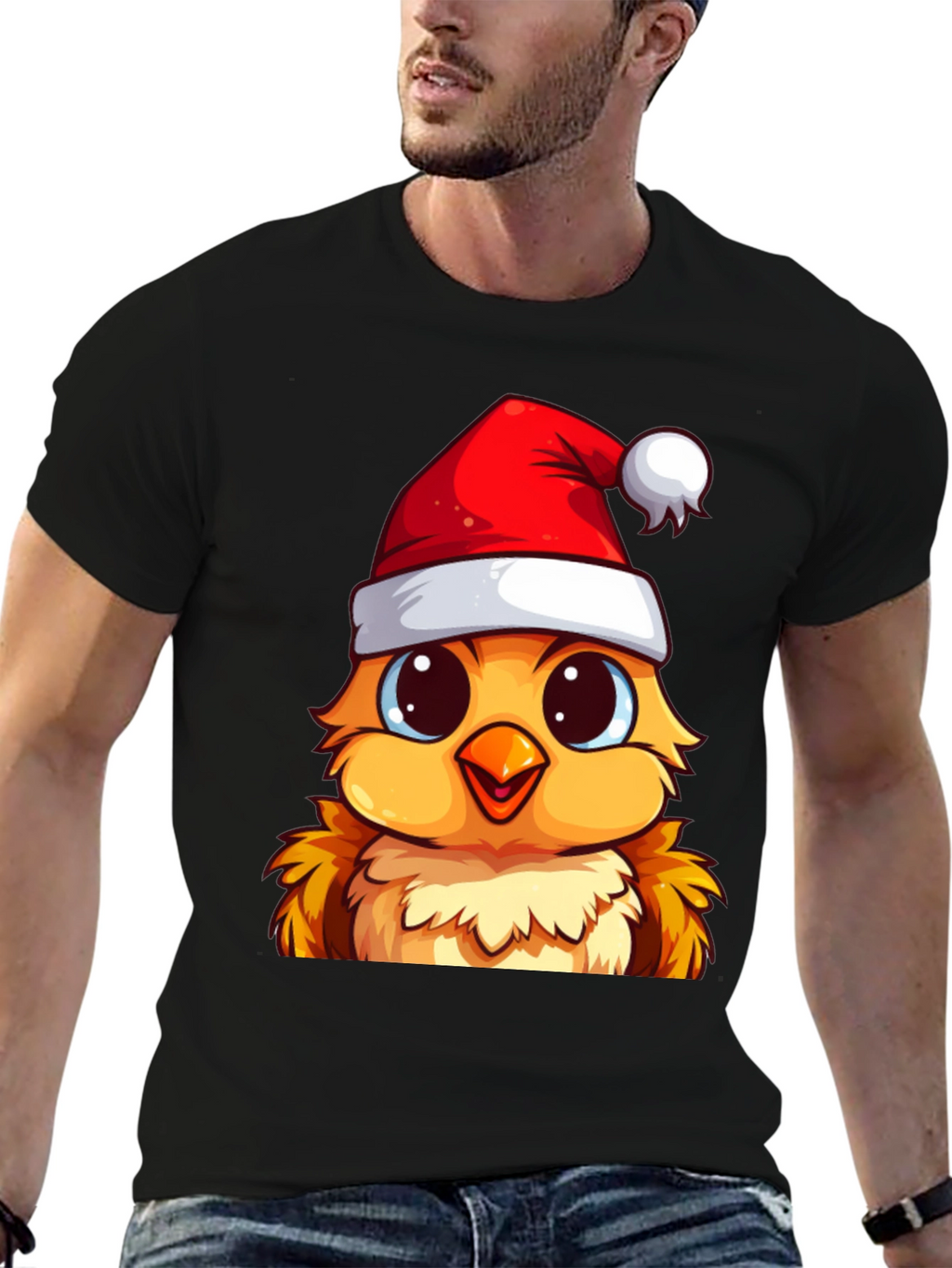 Festive Chick Christmas T-Shirt