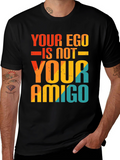 Ego is Not Your Amigo Graphic Tee - Black