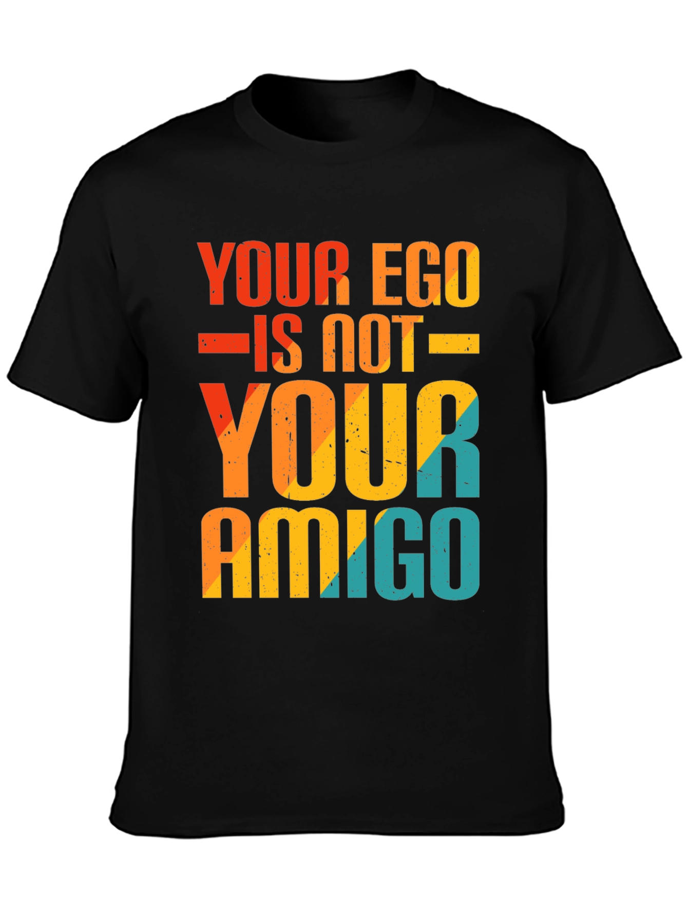 Ego is Not Your Amigo Graphic Tee - Black
