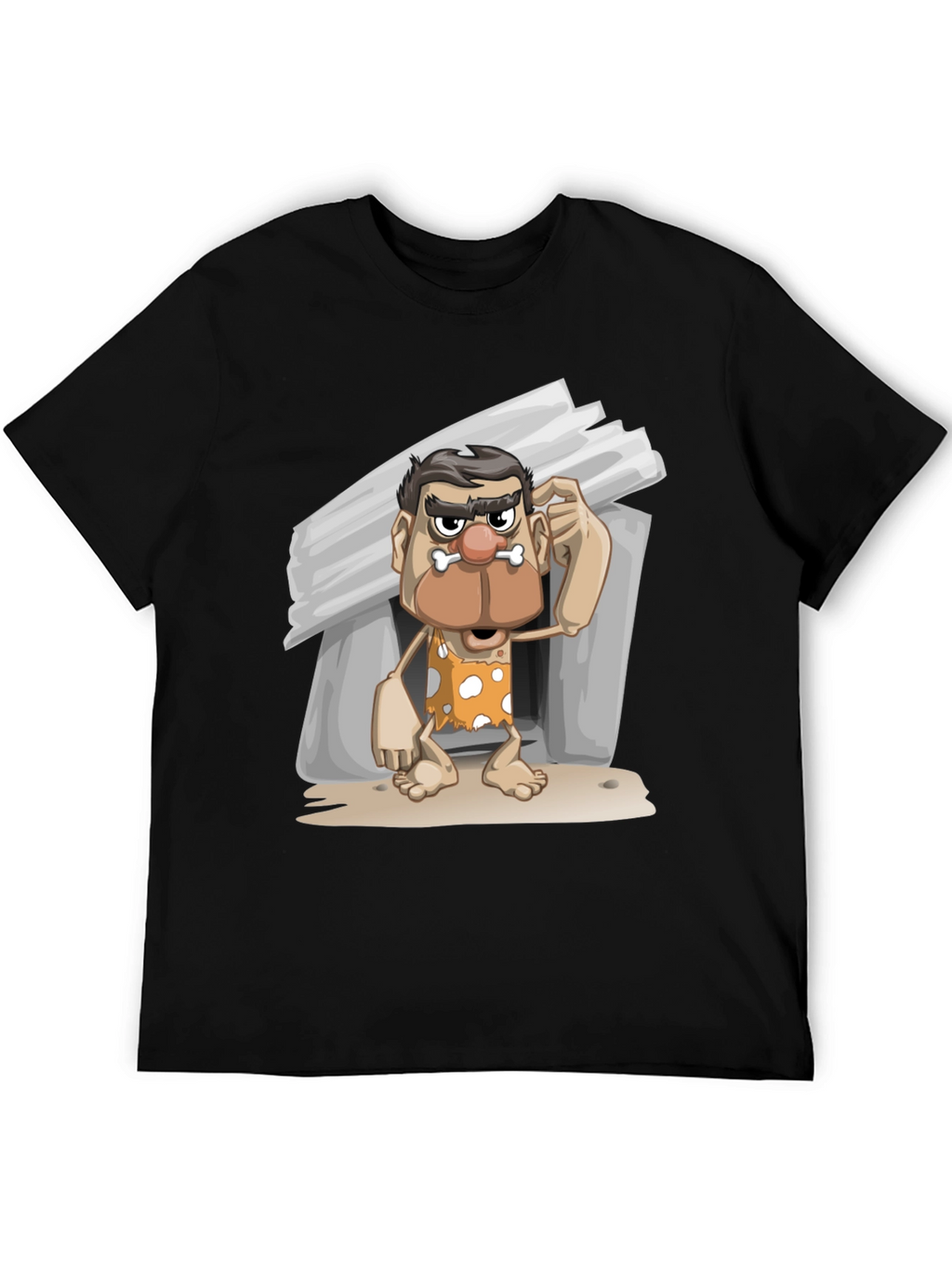 Funny Caveman Graphic T-Shirt
