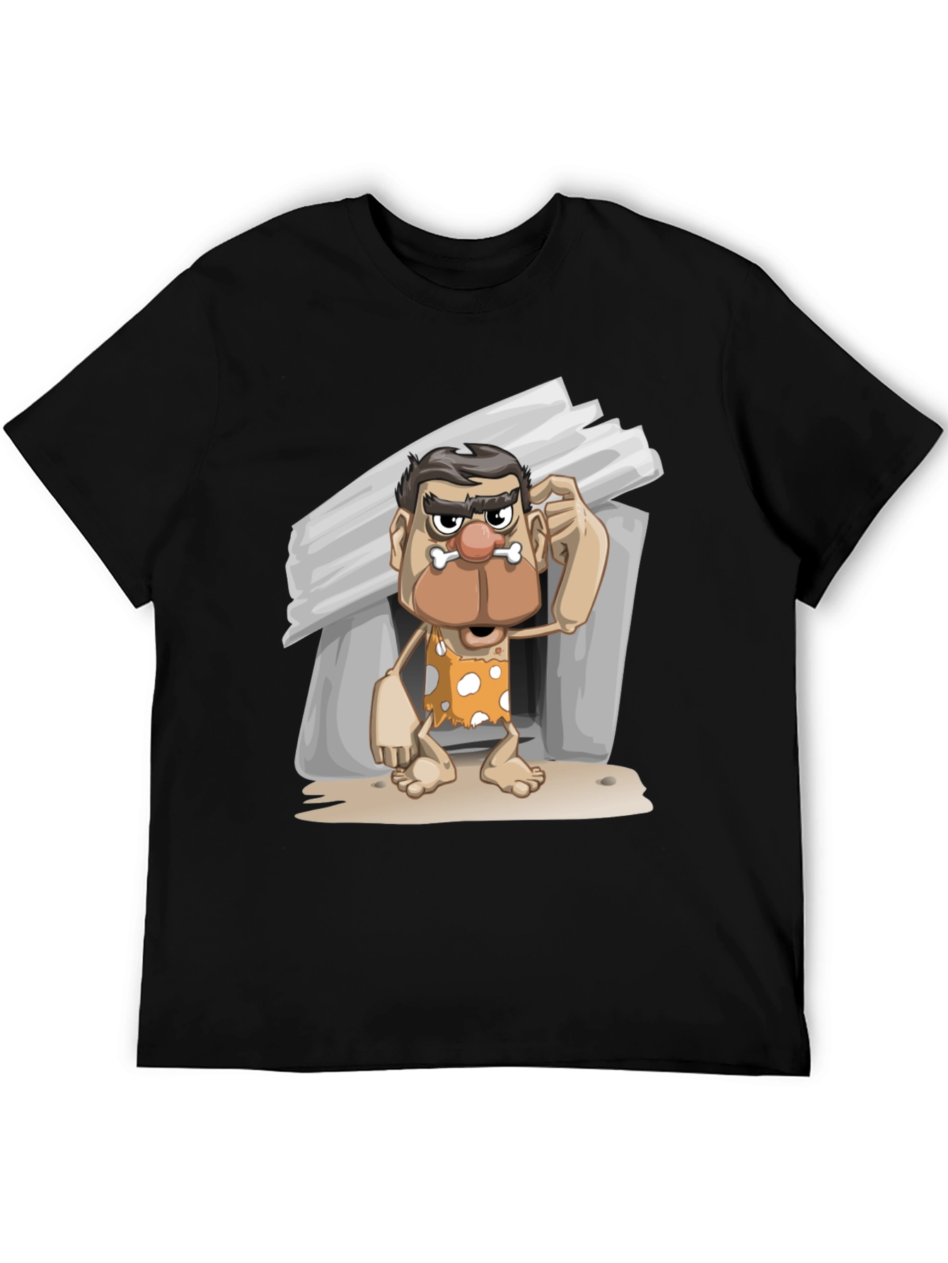 Funny Caveman Graphic T-Shirt