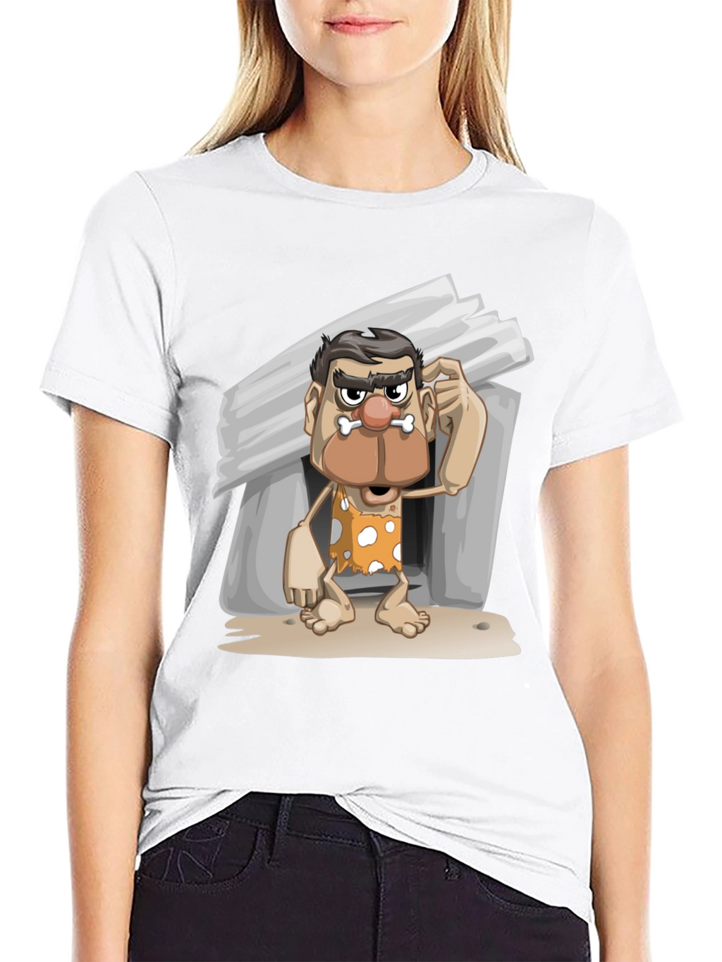 Funny Caveman Graphic T-Shirt