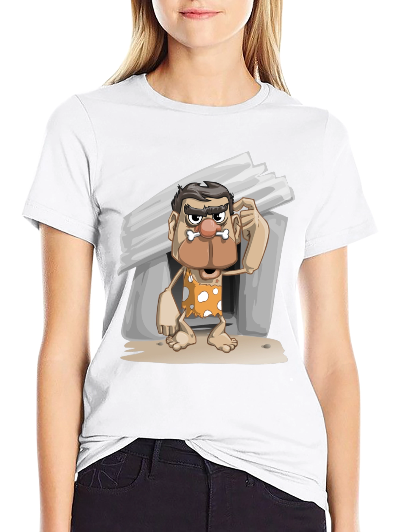 Funny Caveman Graphic T-Shirt