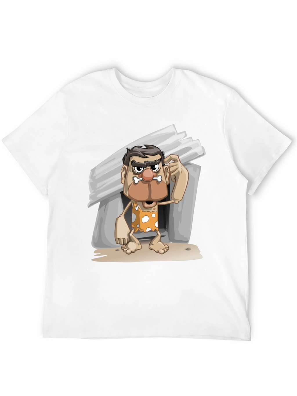 Funny Caveman Graphic T-Shirt