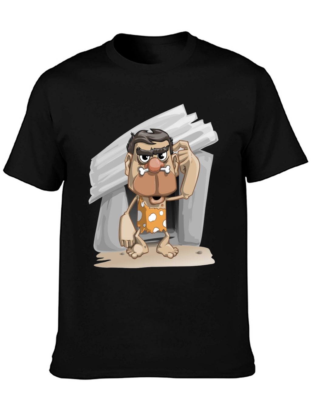 Funny Caveman Graphic T-Shirt