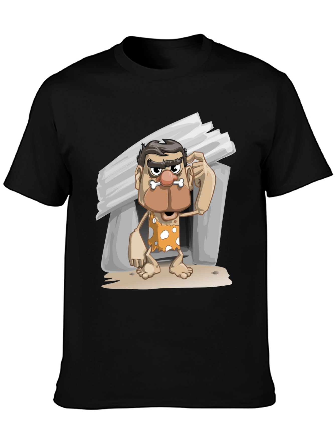 Funny Caveman Graphic T-Shirt