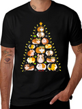 Guinea Pig Christmas Tree Graphic Tee