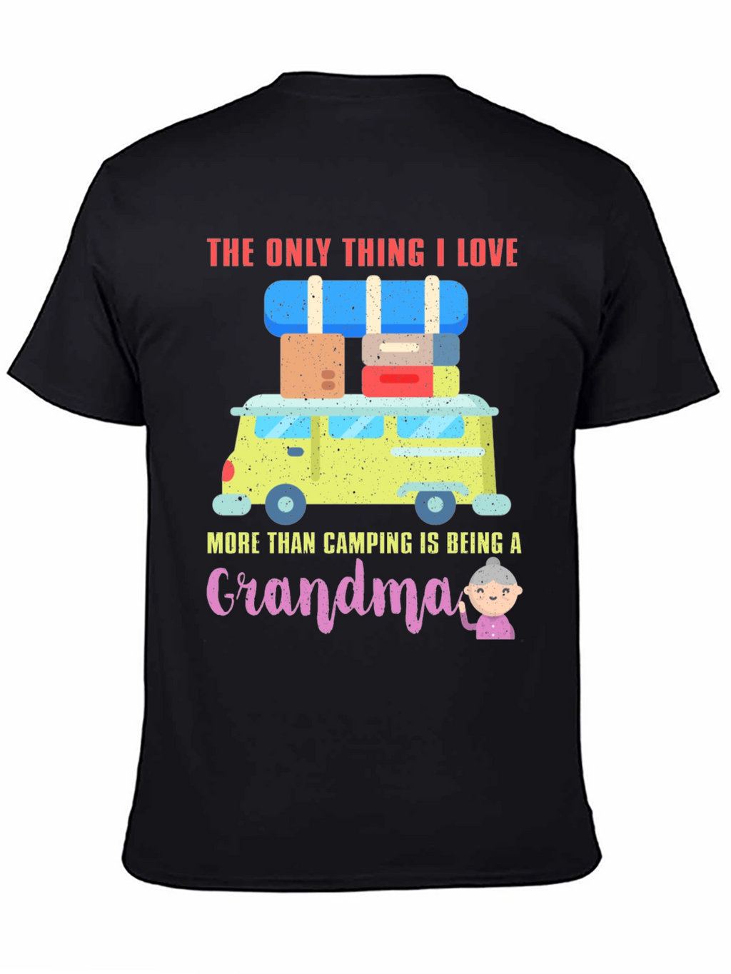 Camping Grandma T-Shirt: Adventure & Love