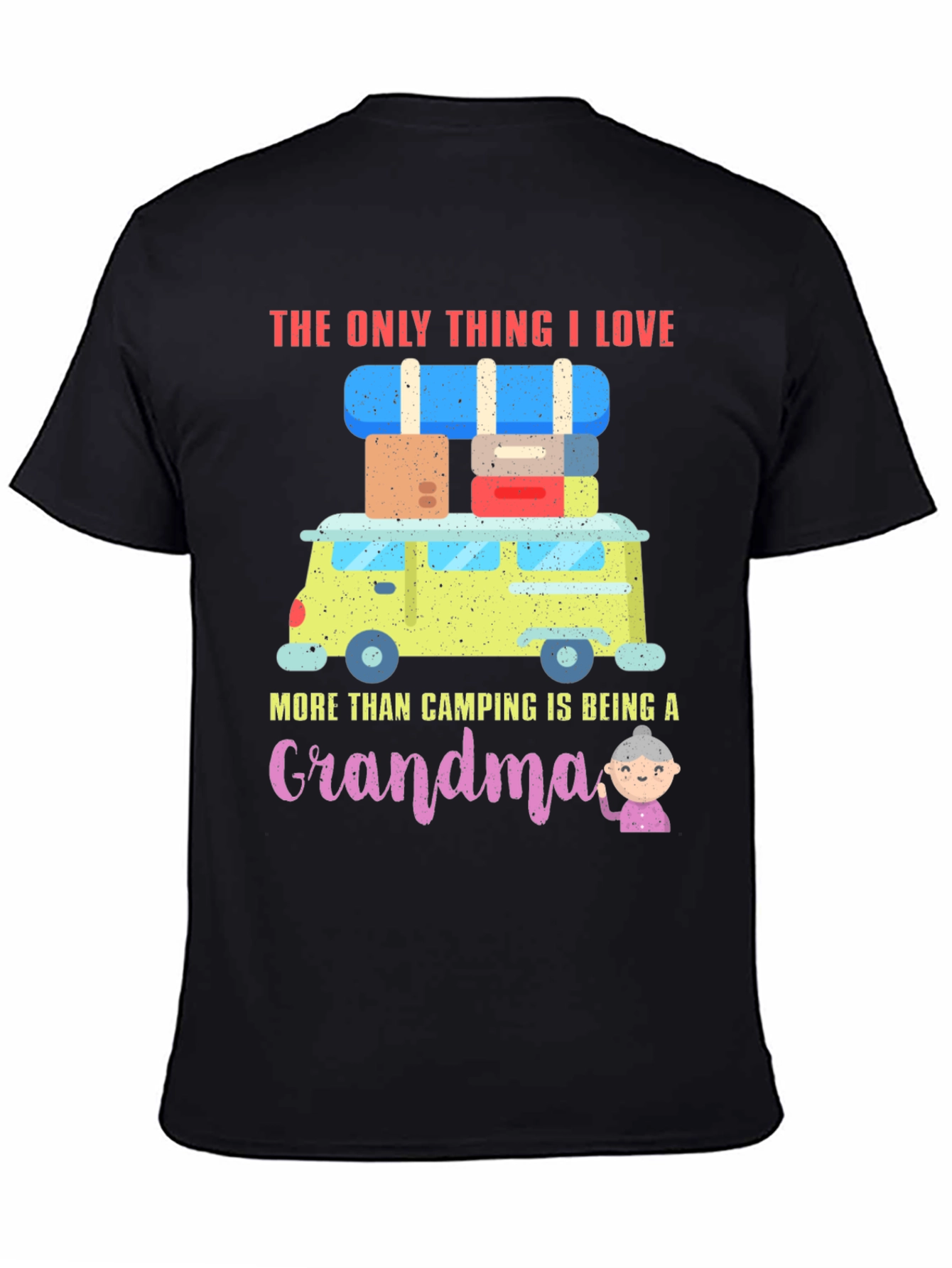 Camping Grandma T-Shirt: Adventure & Love