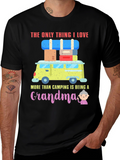 Camping Grandma T-Shirt: Adventure & Love