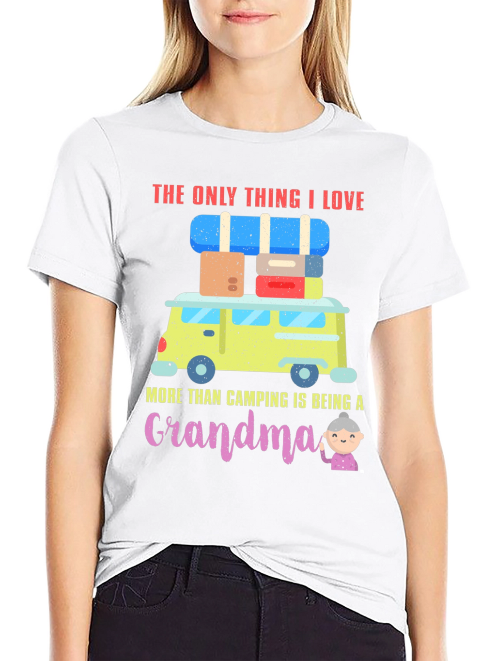 Camping Grandma T-Shirt: Adventure & Love