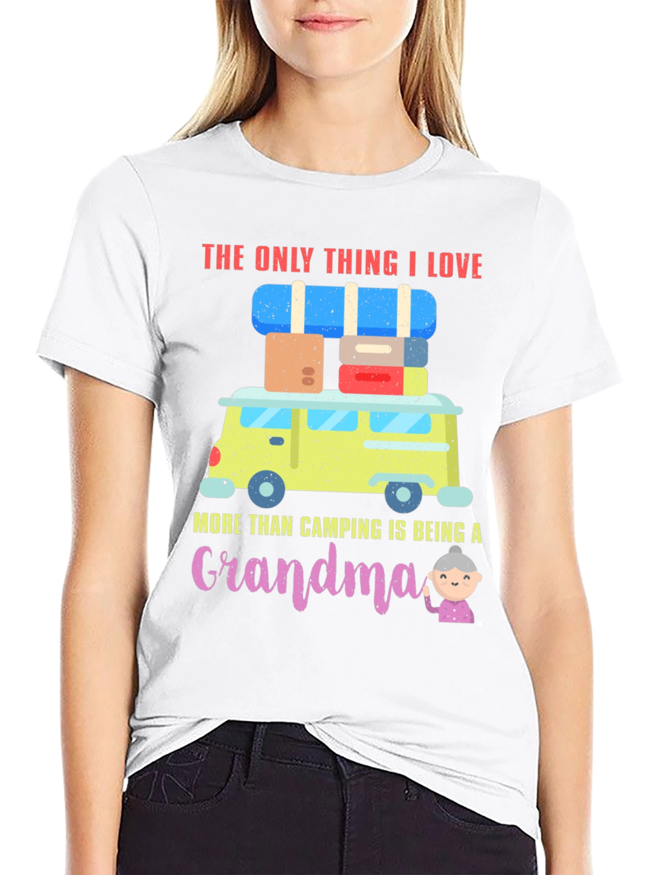 Camping Grandma T-Shirt: Adventure & Love