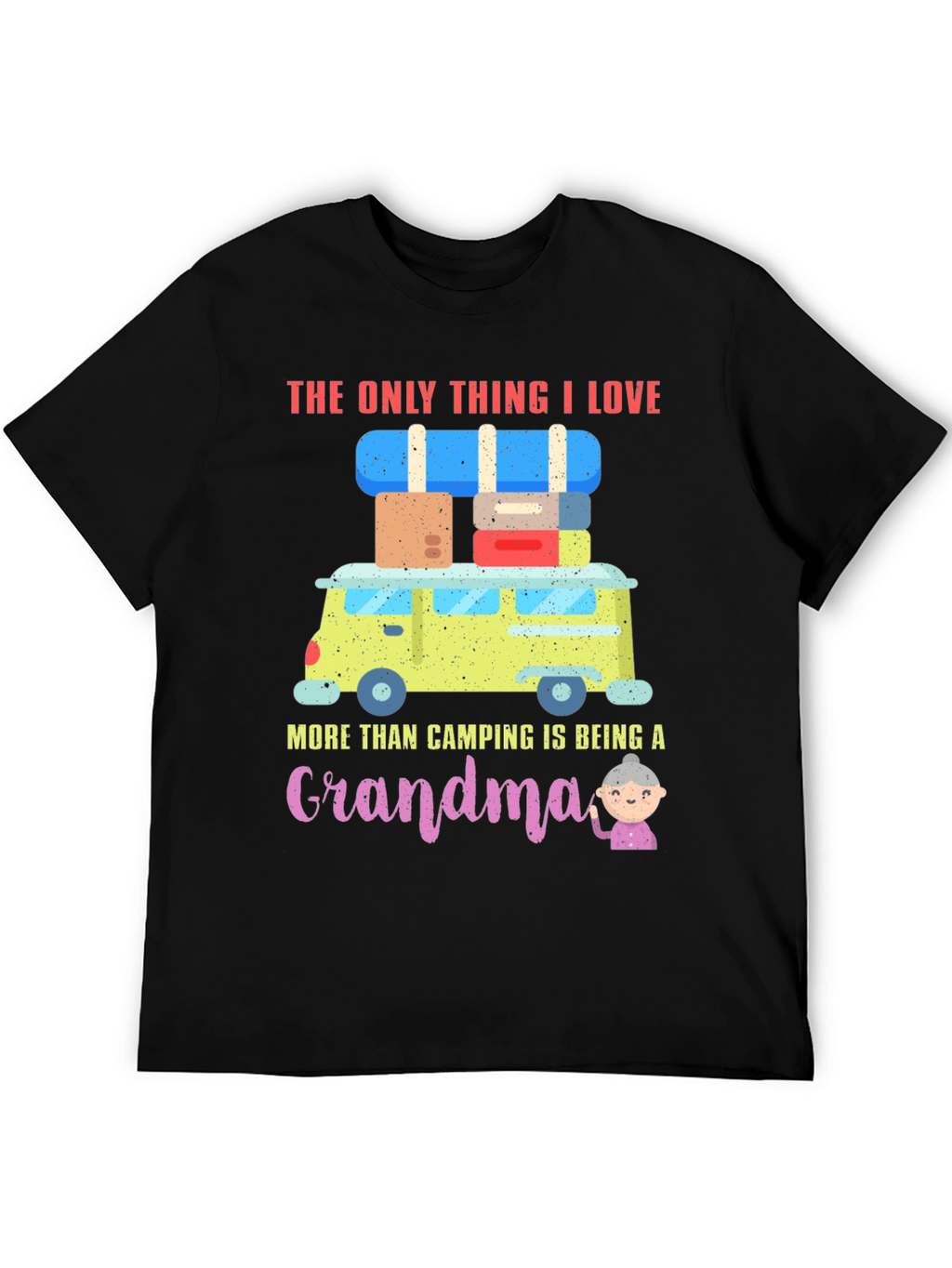 Camping Grandma T-Shirt: Adventure & Love