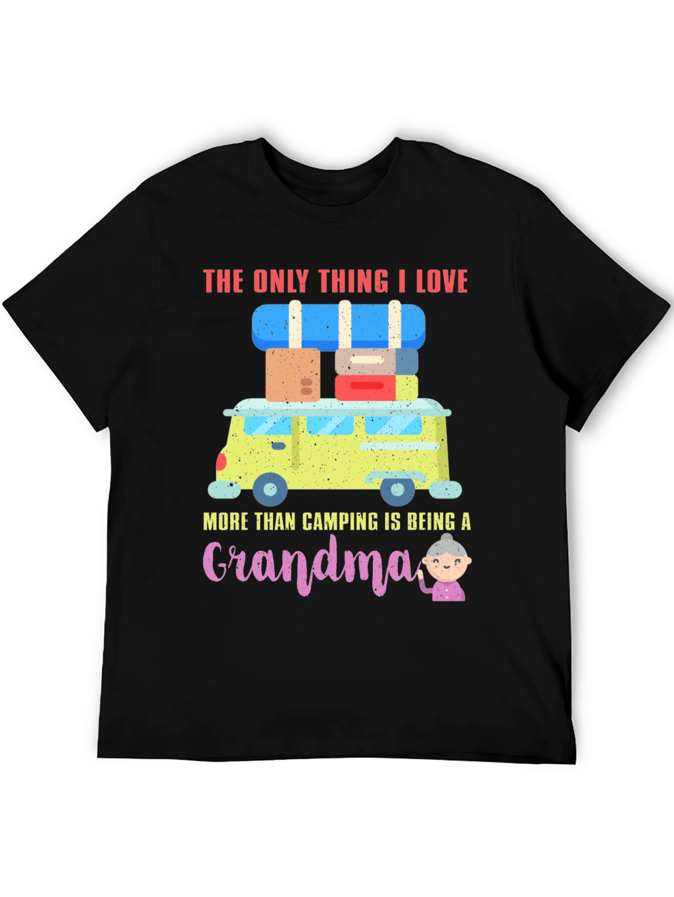Camping Grandma T-Shirt: Adventure & Love
