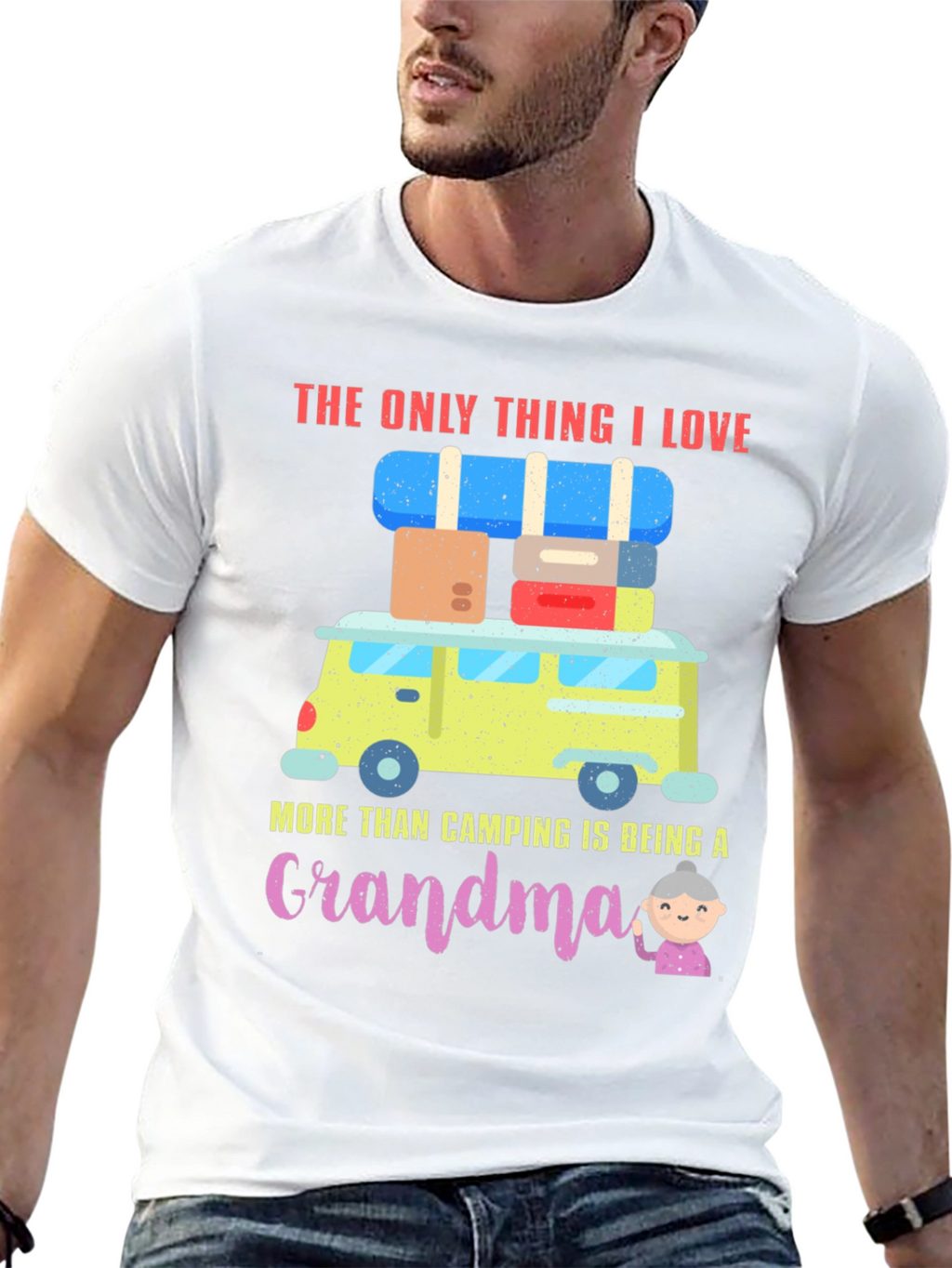 Camping Grandma T-Shirt: Adventure & Love