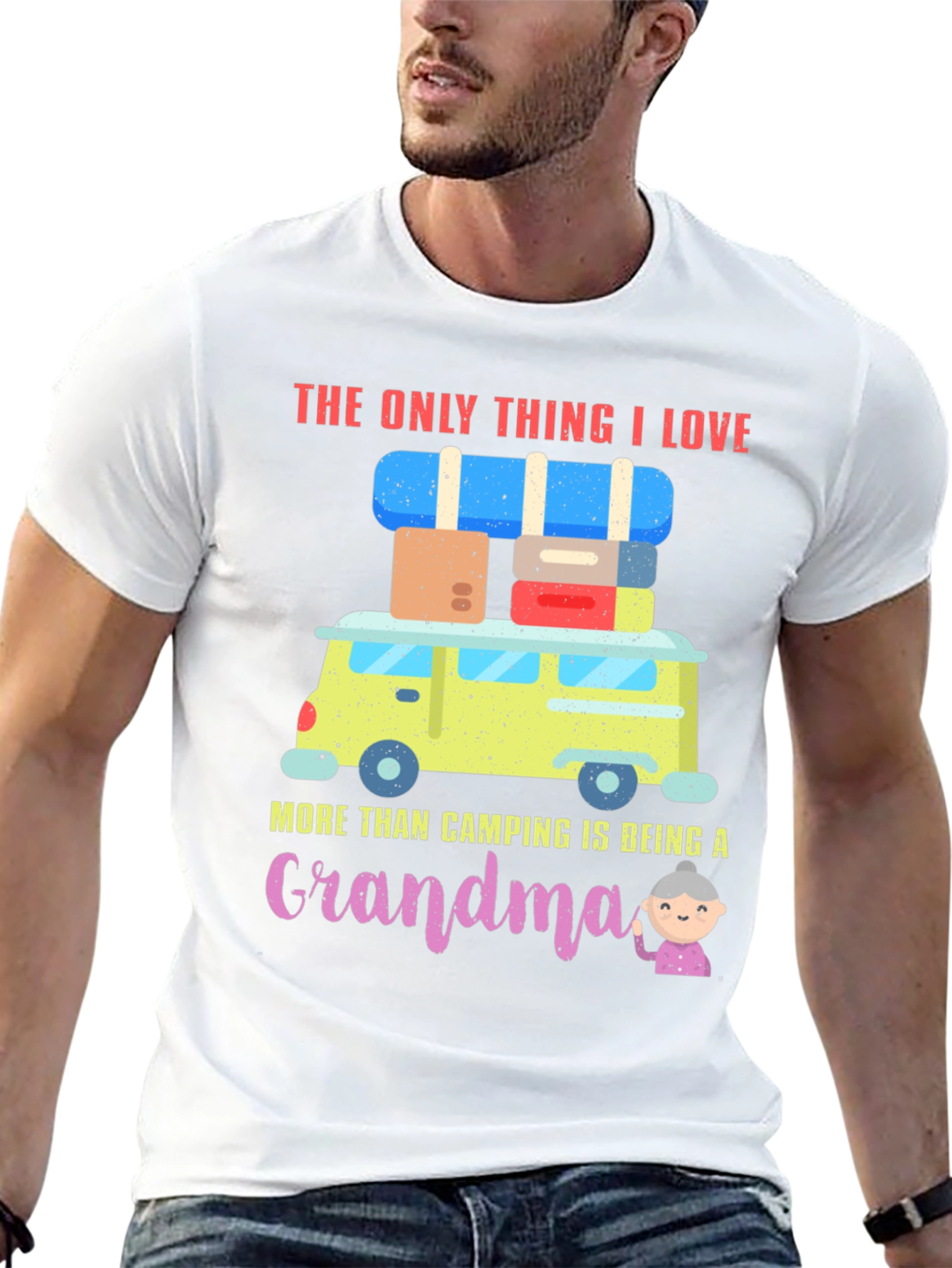 Camping Grandma T-Shirt: Adventure & Love