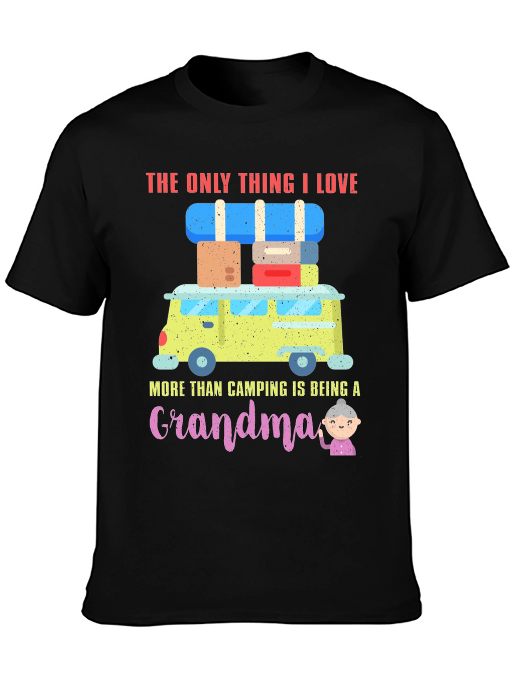 Camping Grandma T-Shirt: Adventure & Love