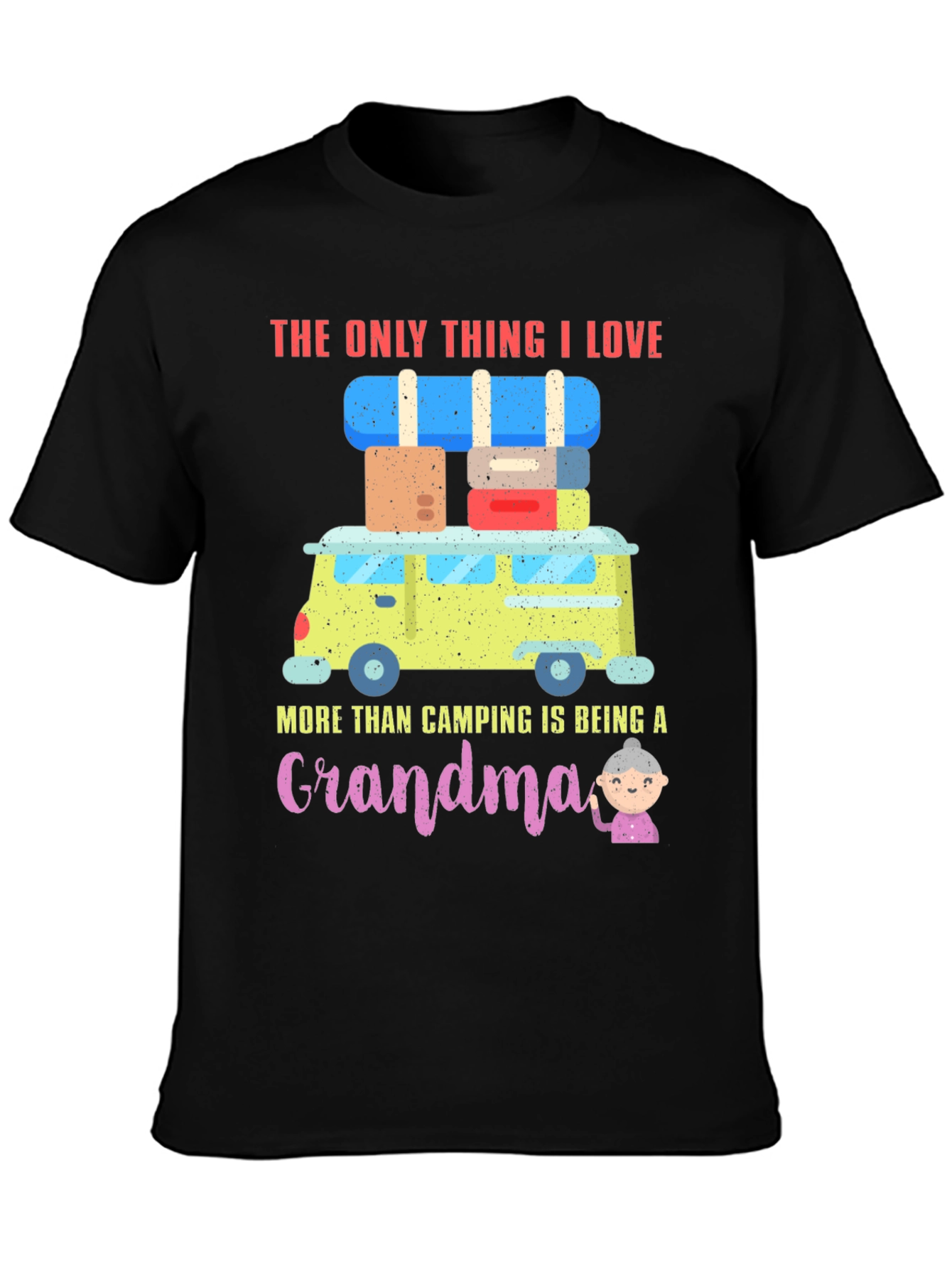 Camping Grandma T-Shirt: Adventure & Love