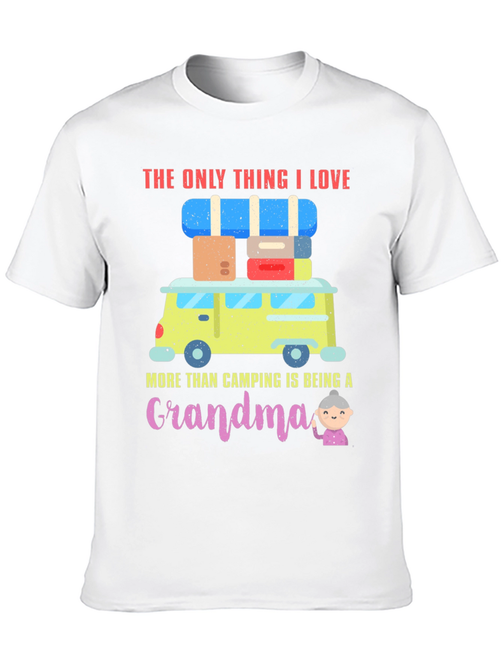 Camping Grandma T-Shirt: Adventure & Love