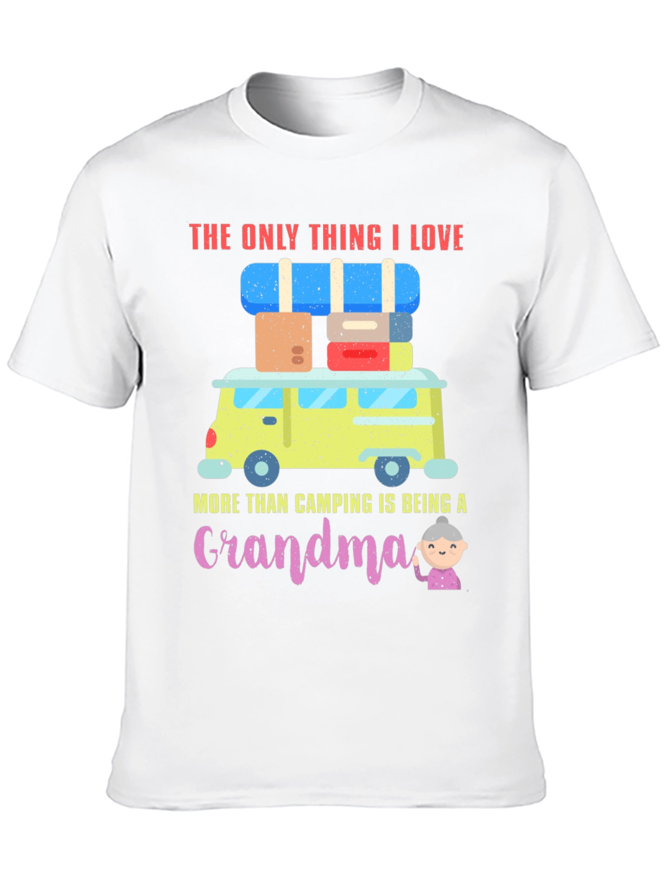 Camping Grandma T-Shirt: Adventure & Love