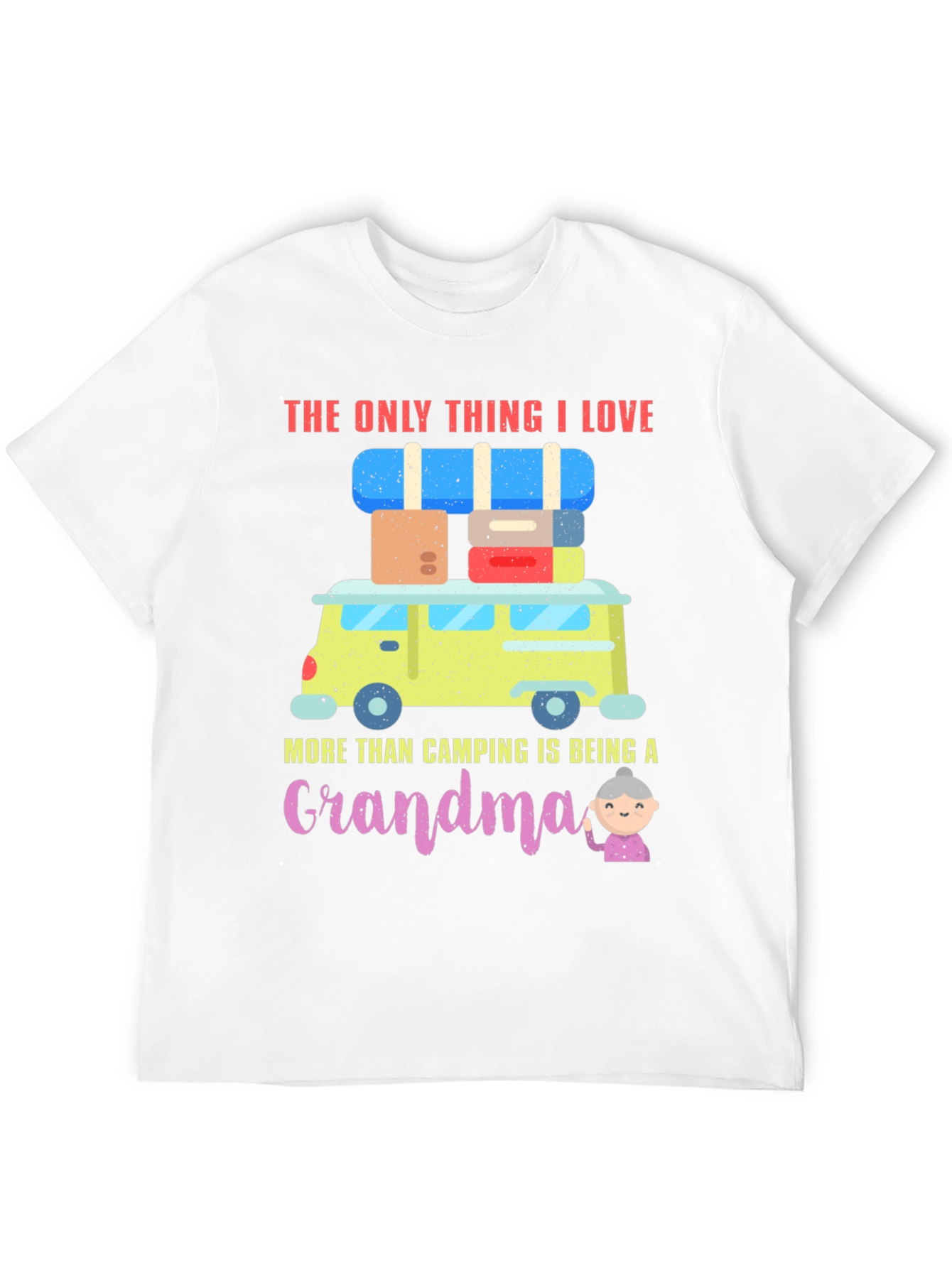 Camping Grandma T-Shirt: Adventure & Love