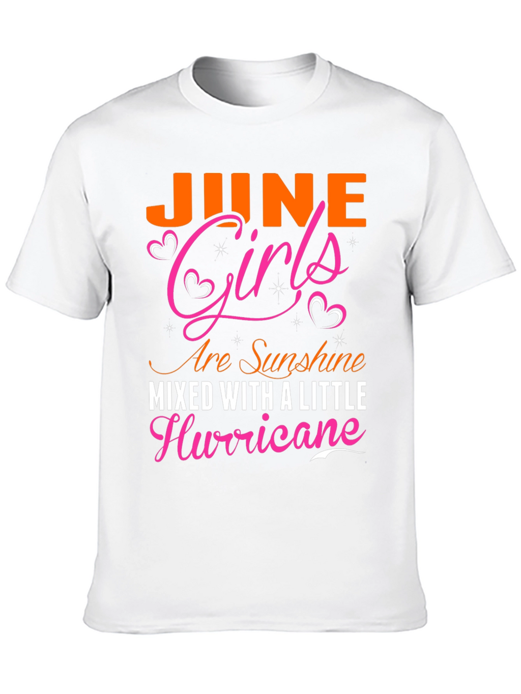June Girls Sunshine and Hurricane Black T-Shirt