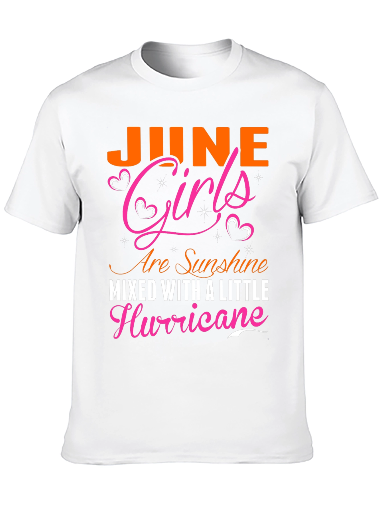 June Girls Sunshine and Hurricane Black T-Shirt