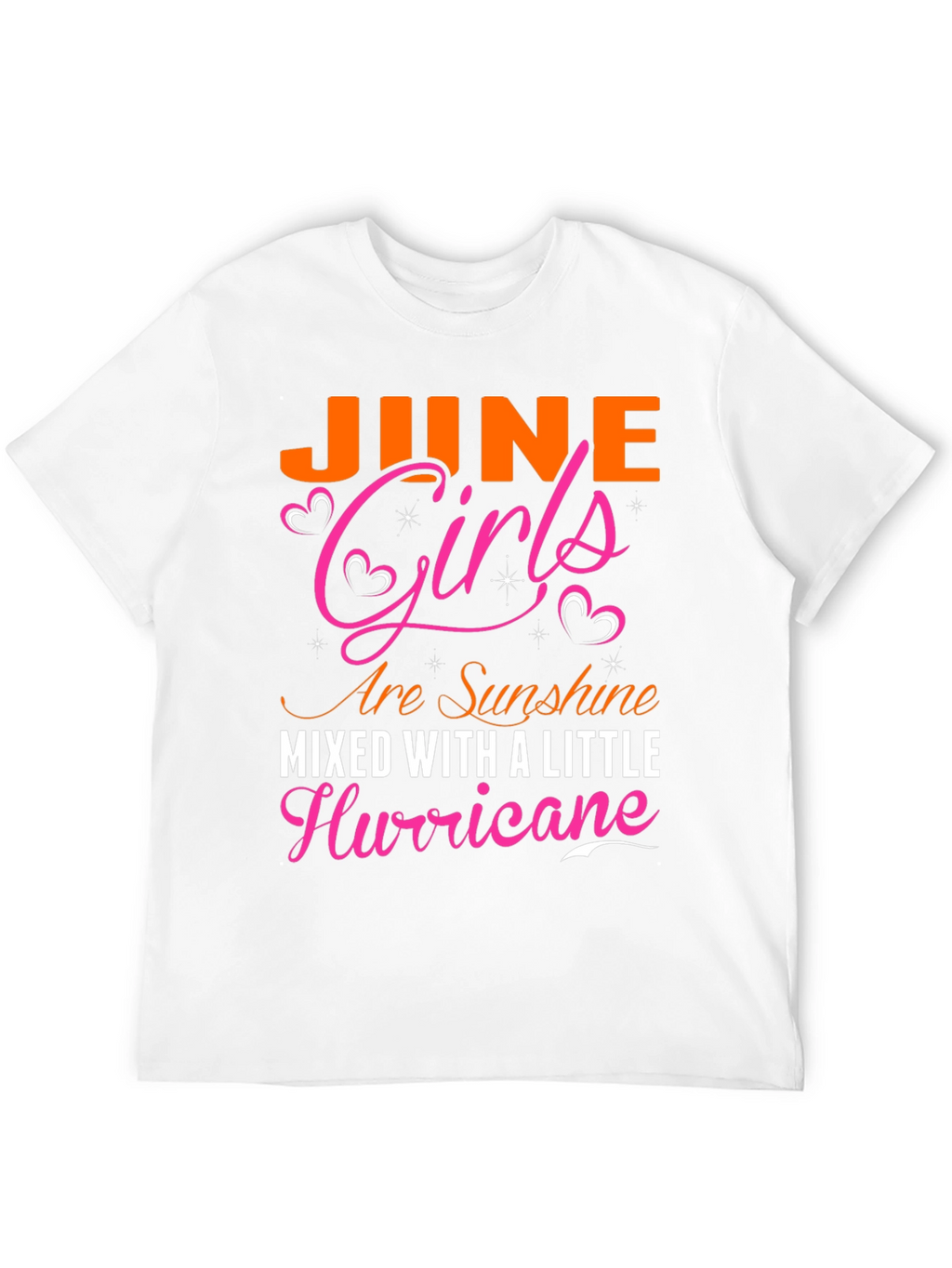June Girls Sunshine and Hurricane Black T-Shirt