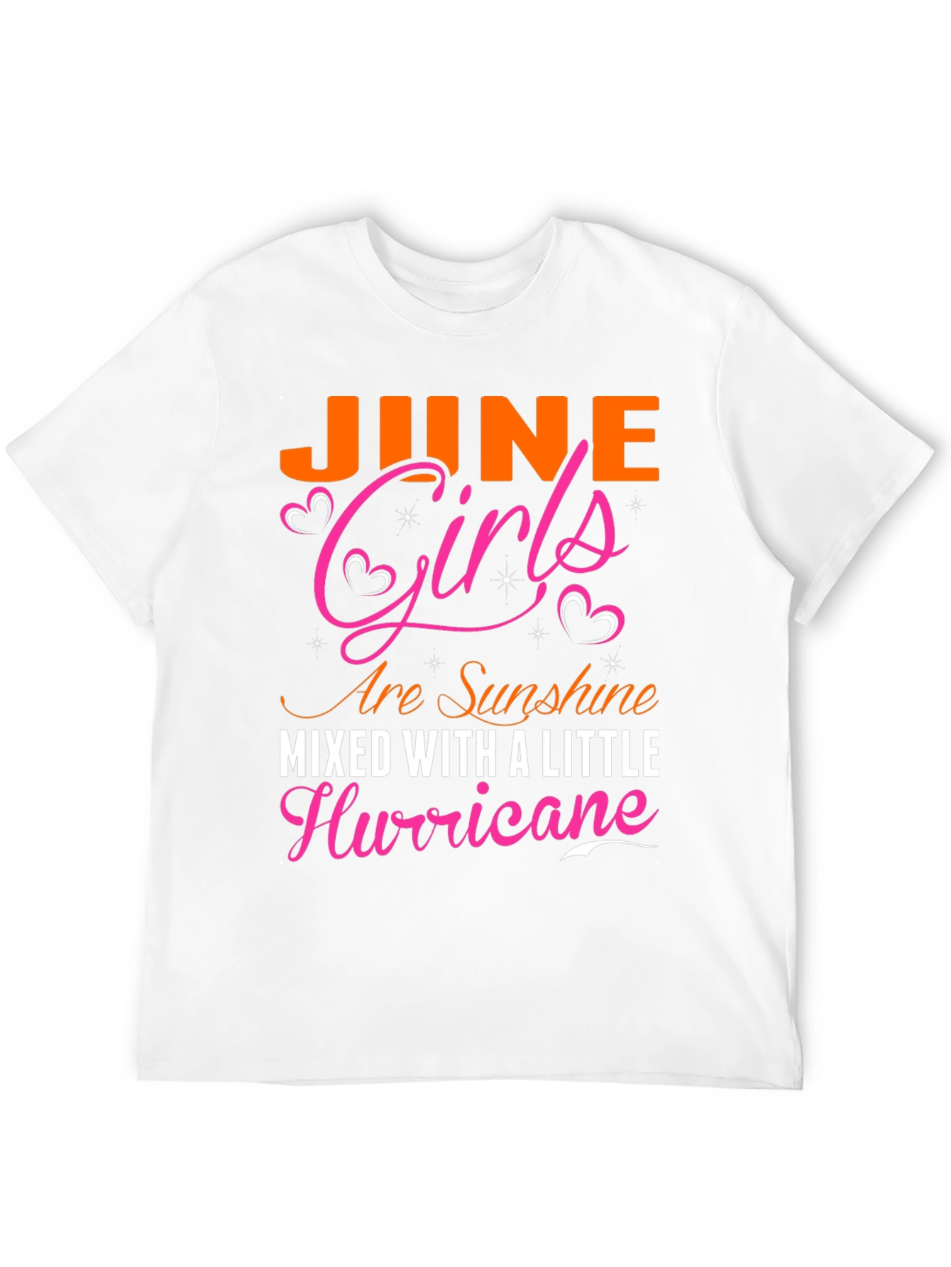 June Girls Sunshine and Hurricane Black T-Shirt