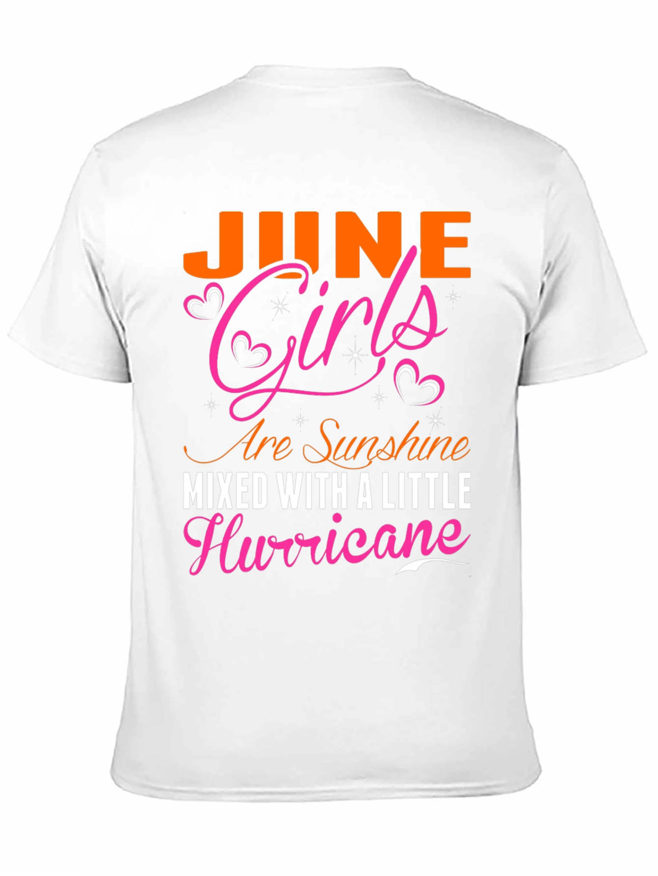 June Girls Sunshine and Hurricane Black T-Shirt