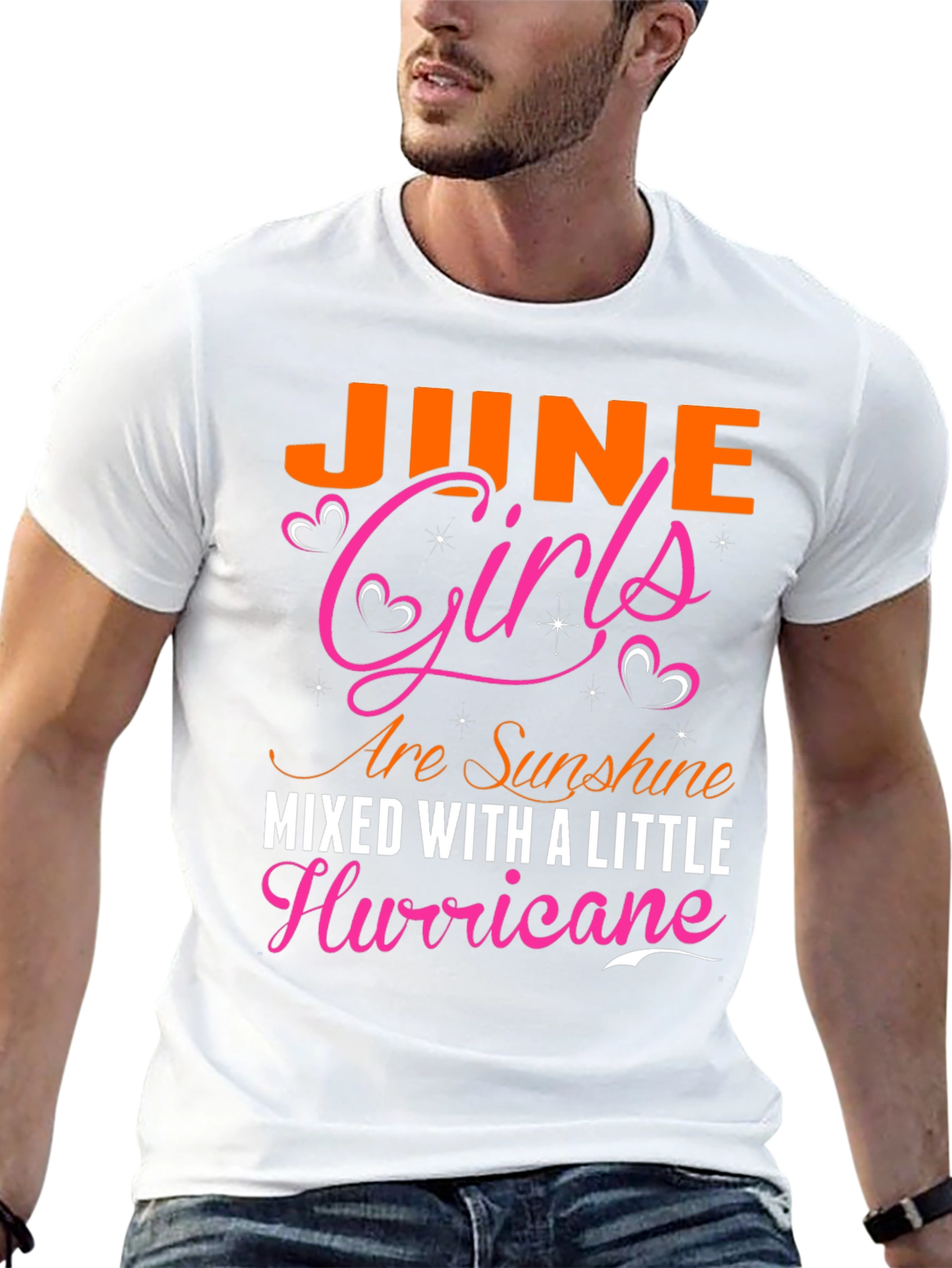 June Girls Sunshine and Hurricane Black T-Shirt
