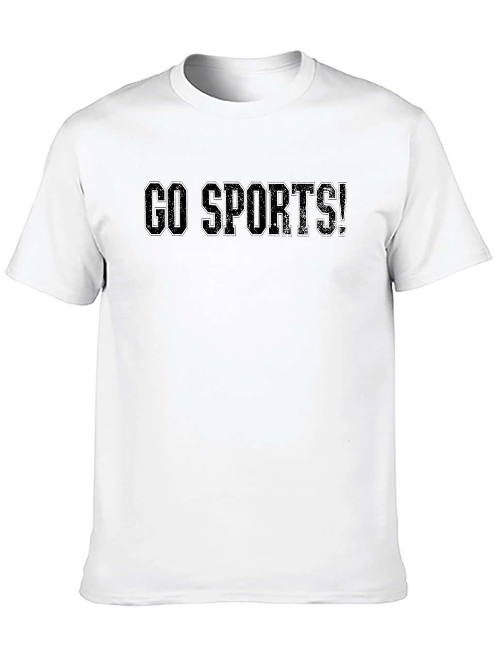 Go Sports! Black Graphic T-Shirt - Classic Fit
