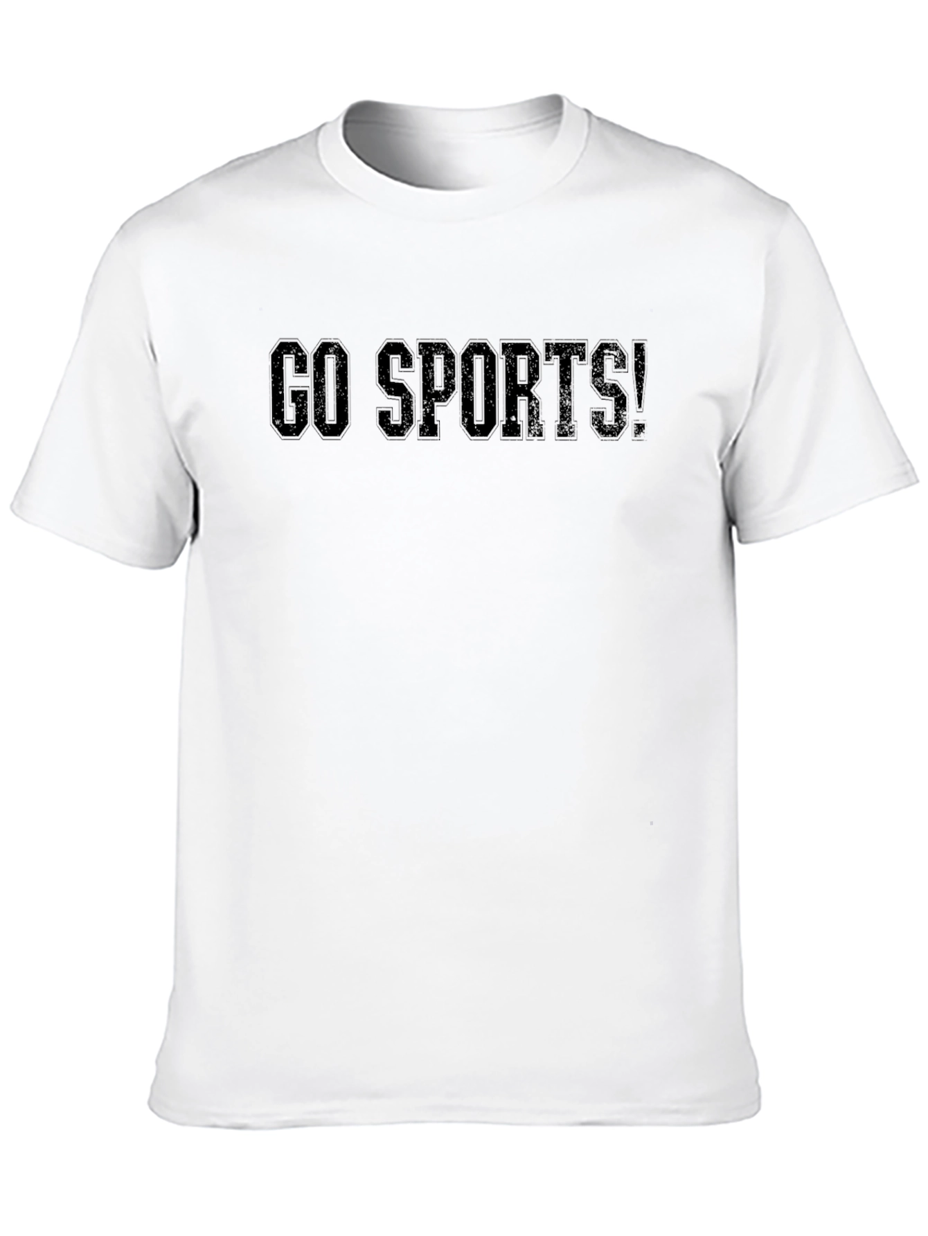 Go Sports! Black Graphic T-Shirt - Classic Fit